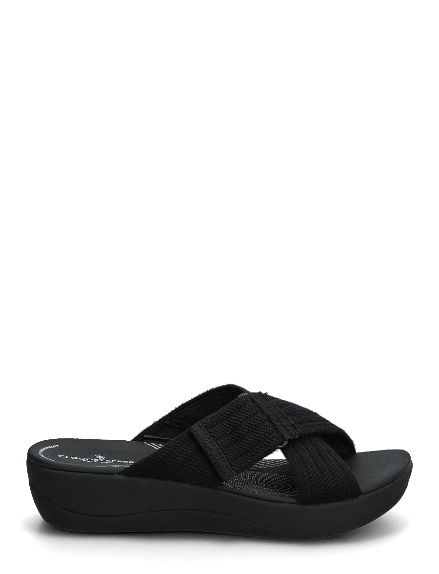 Clarks - Arla Wave D - platta sandaler - black - 1