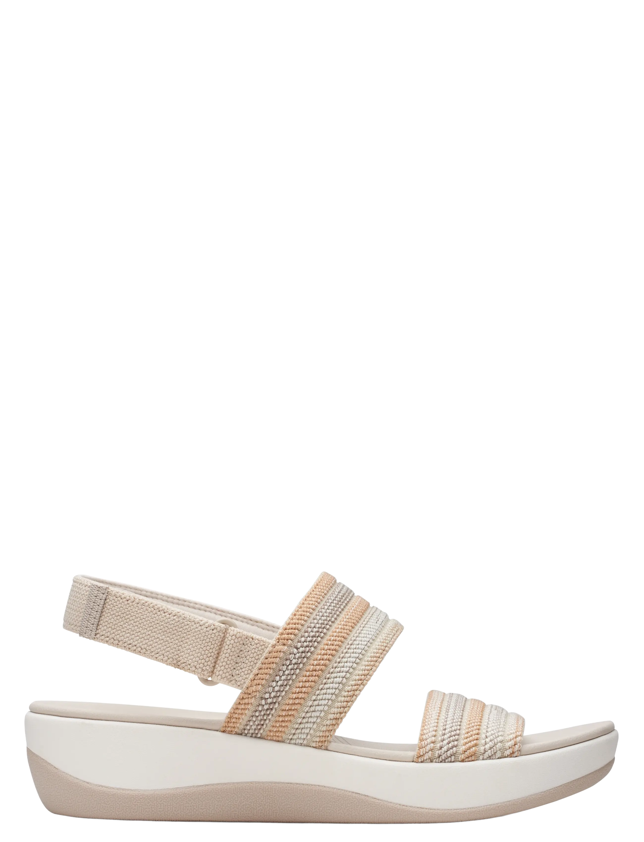 Clarks - Arla Stroll D - platvorm sandaalid - beige combi - 2