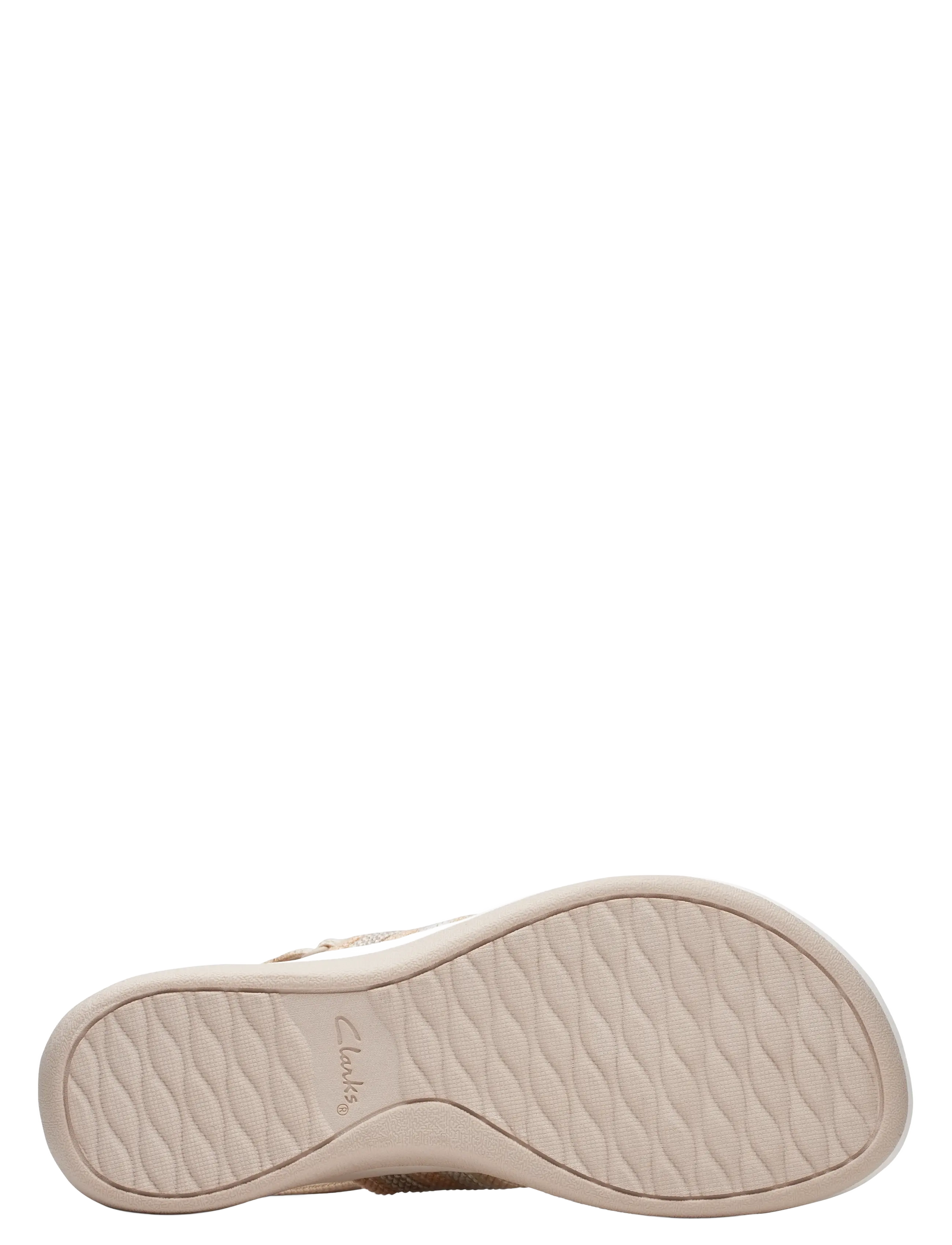 Clarks - Arla Stroll D - platvorm sandaalid - beige combi - 3