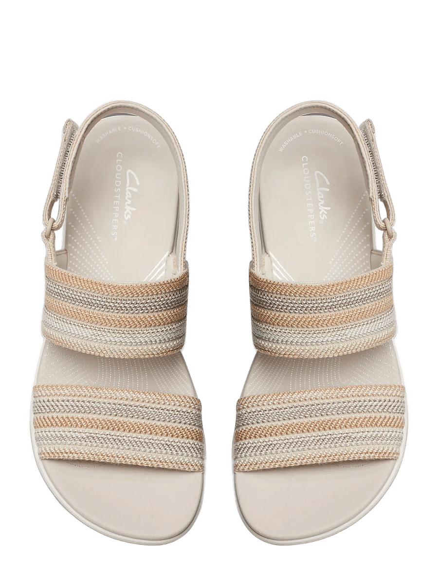Clarks - Arla Stroll D - platåsandaler - beige combi - 4