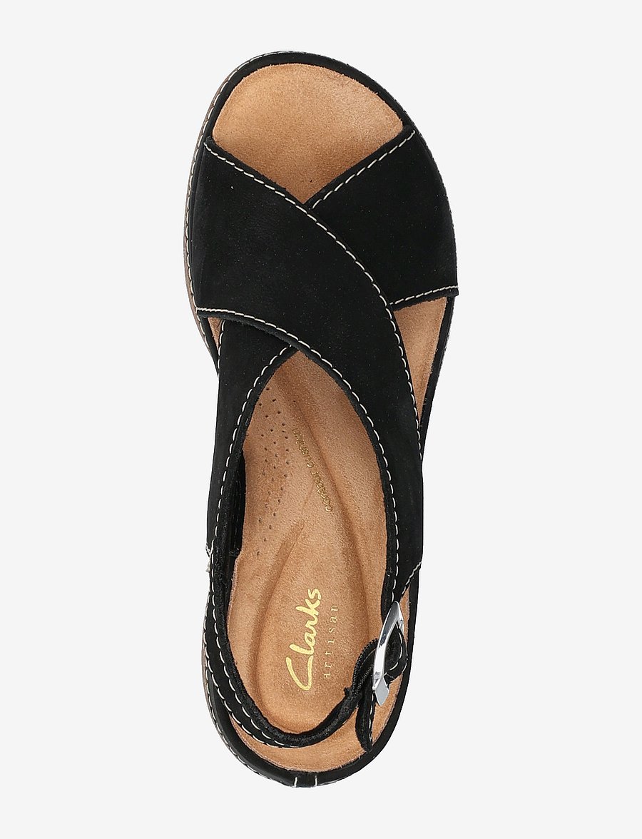 Clarks - Kassanda Step D - madalad sandaalid - black nubuck - 3