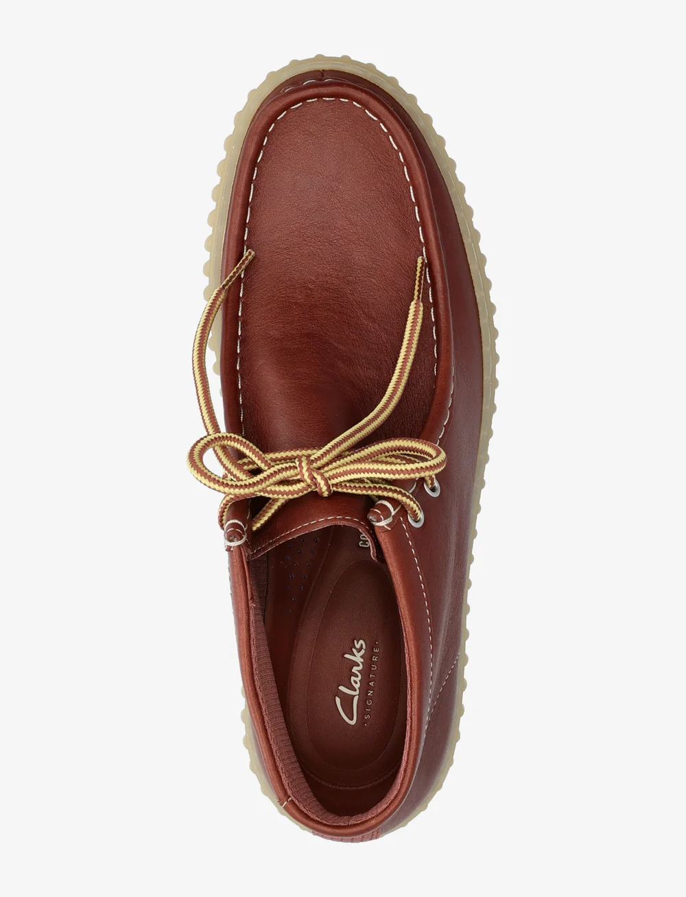 Clarks - Torhill Hi G - moc toe skor - brown leather - 3