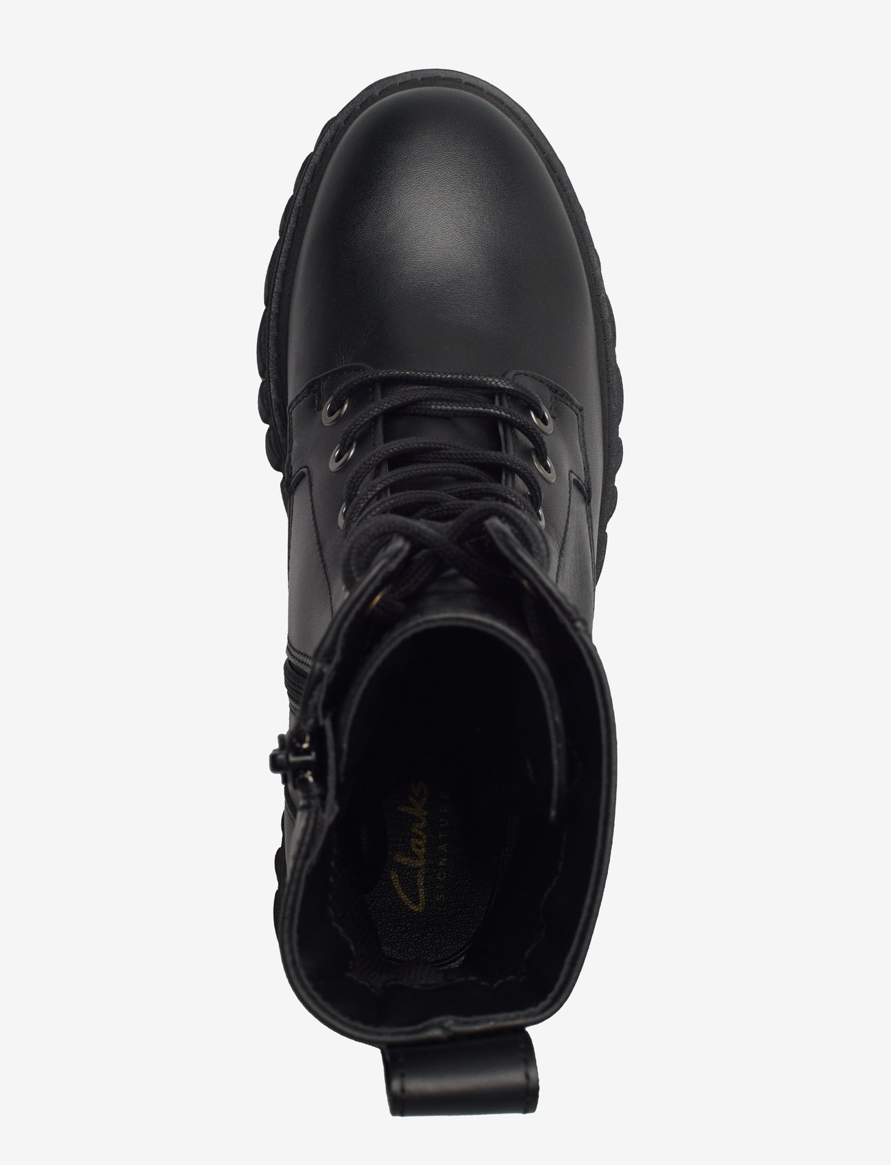 Clarks - Page Lace D - black leather - 3