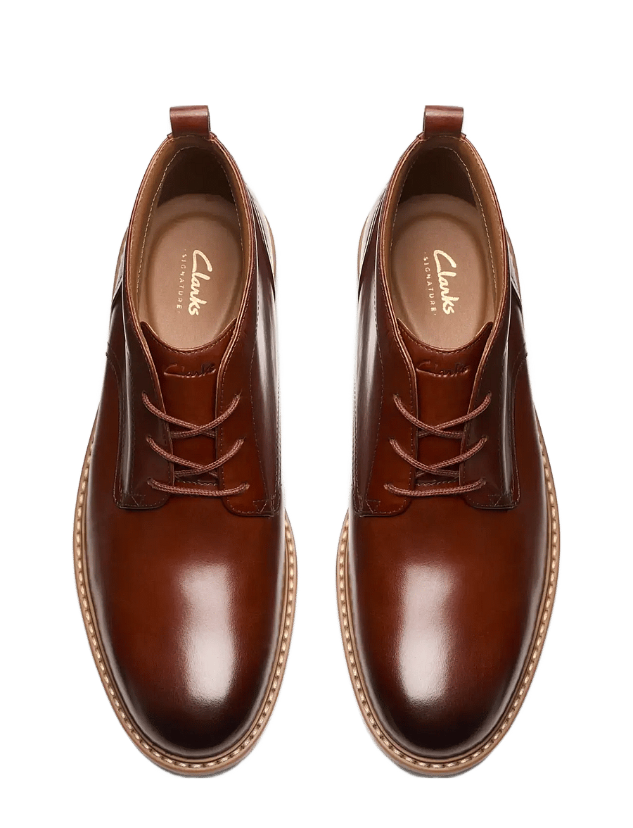Clarks - Aldwin Chukka G - mid tan lea - 4