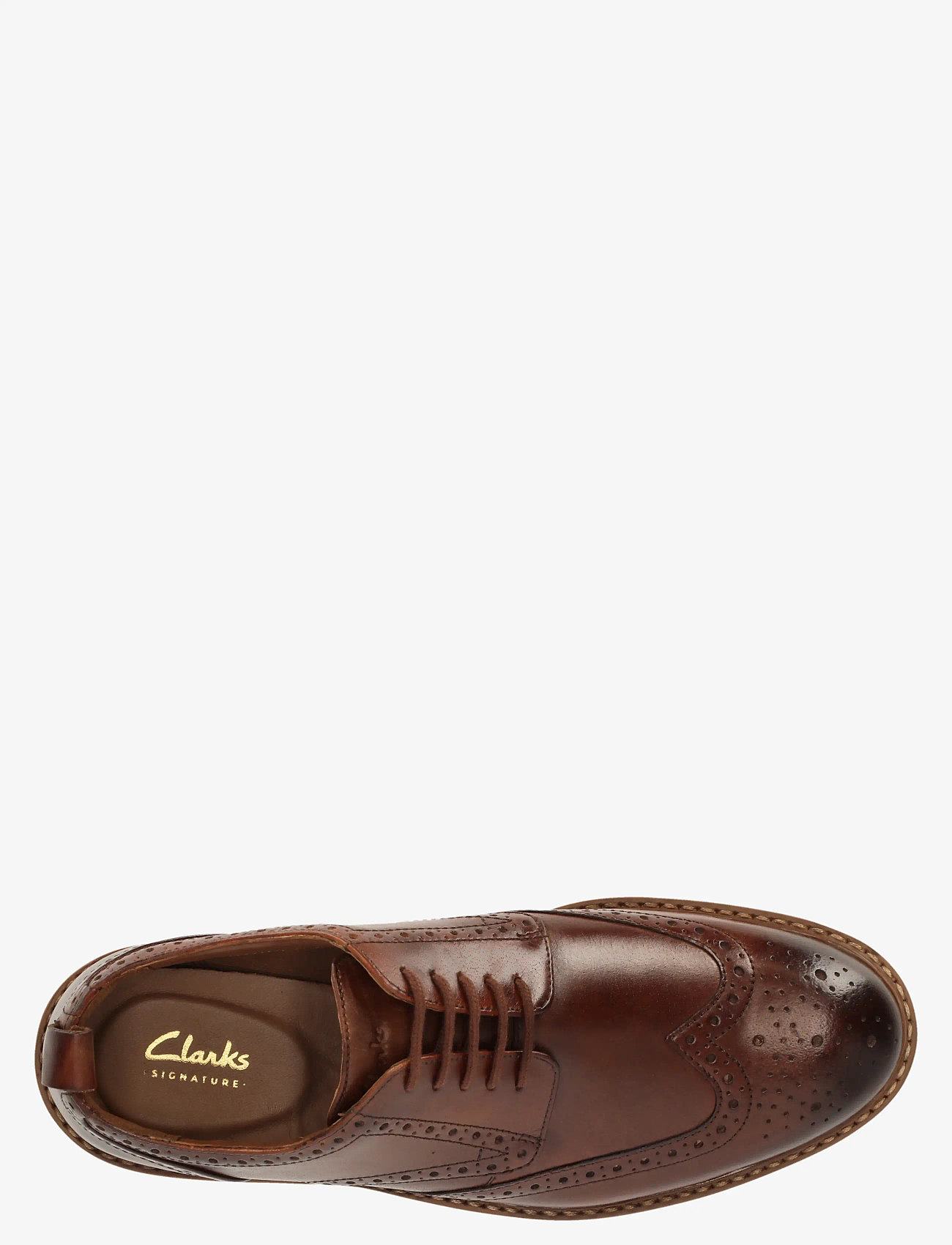 Clarks - Aldwin Limit G - brogues - mid tan lea - 4