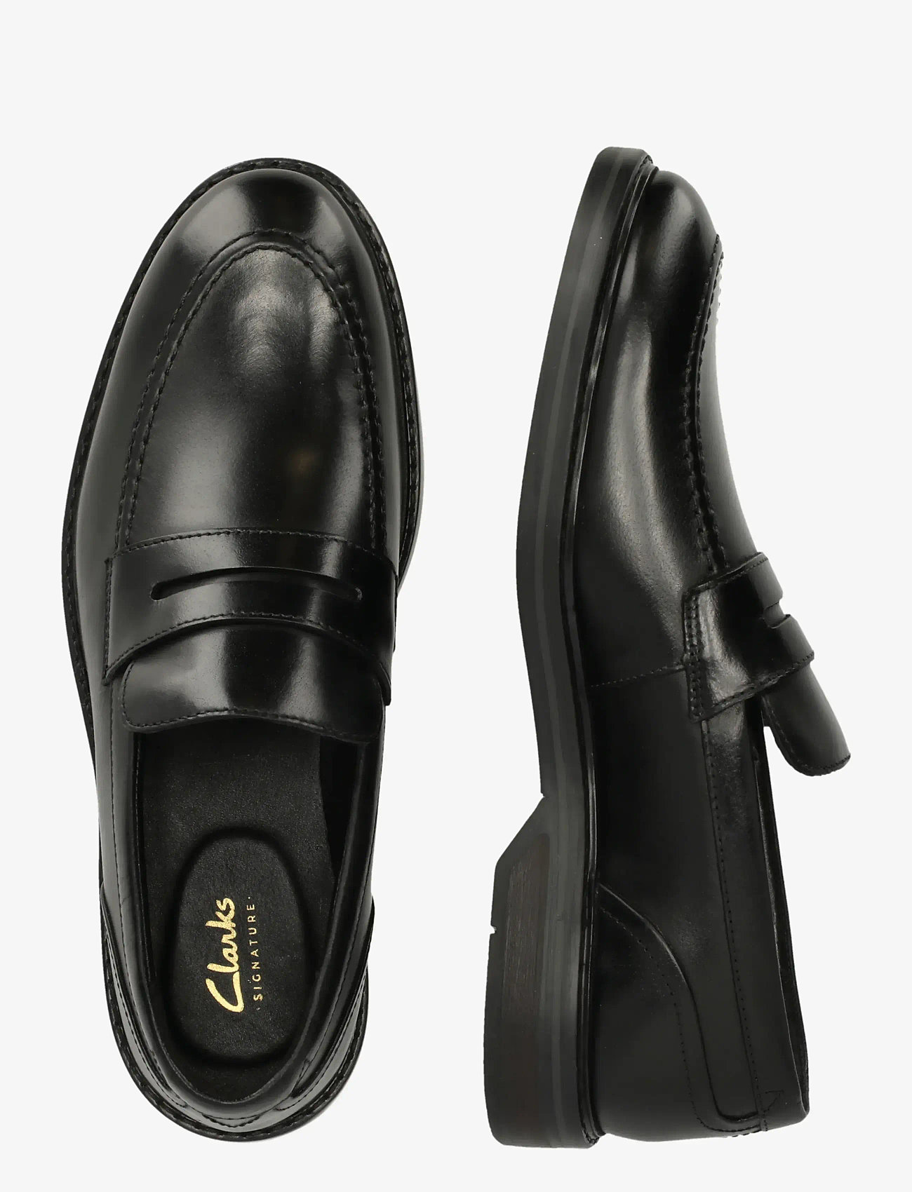 Clarks - Aldwin Step G - black leather - 5