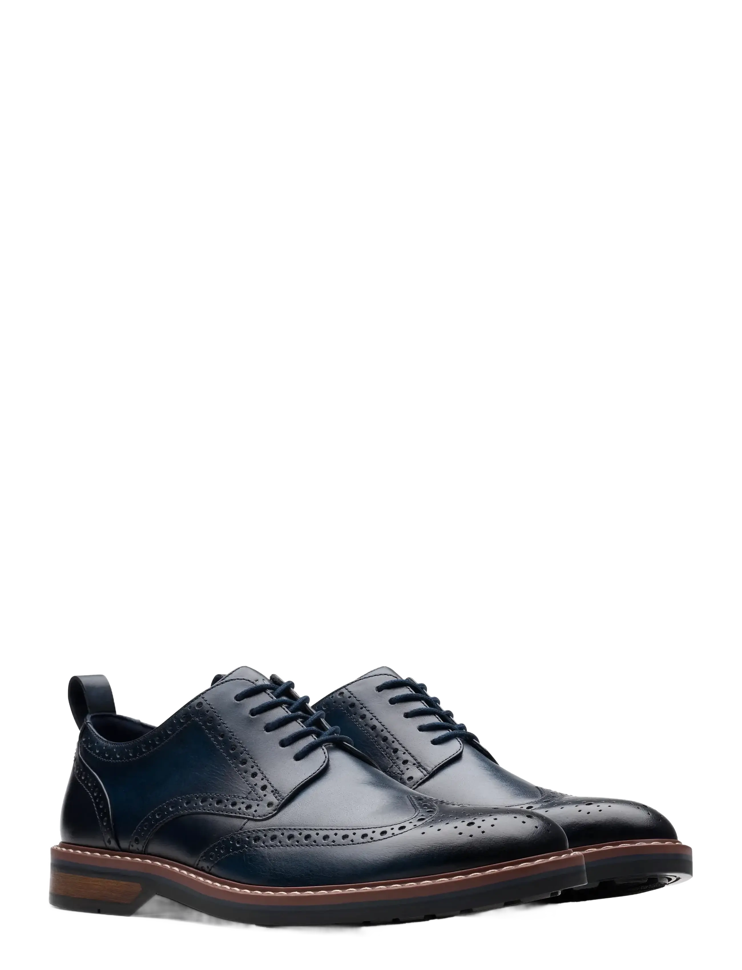 Clarks - Aldwin Limit G - navy leather - 3
