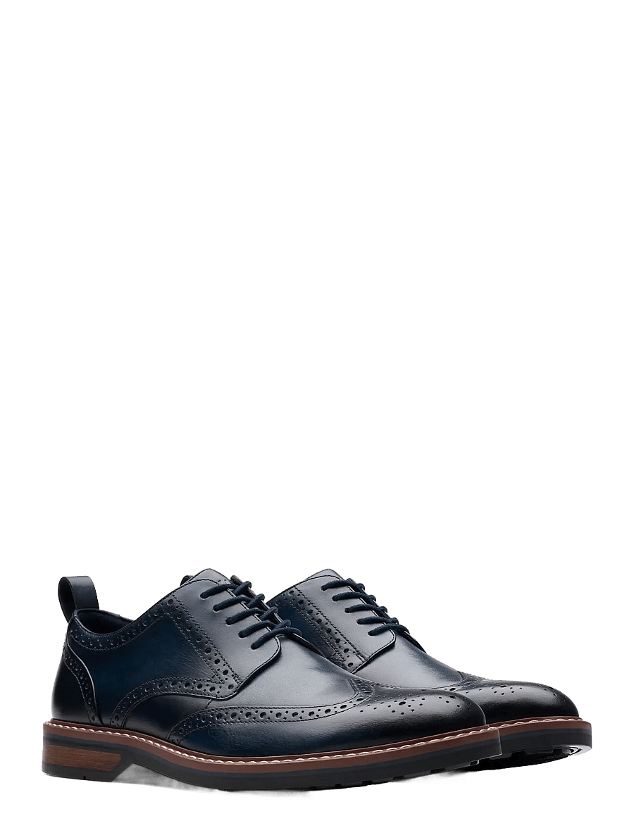 Clarks - Aldwin Limit G - navy leather - 3