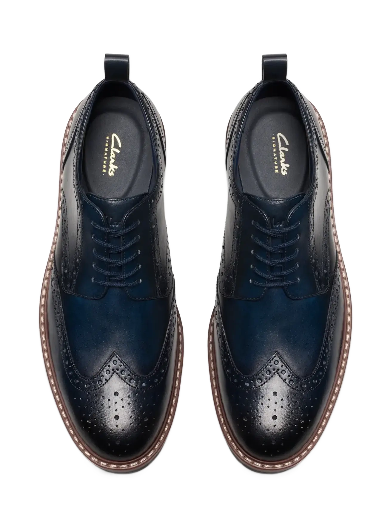 Clarks - Aldwin Limit G - navy leather - 4