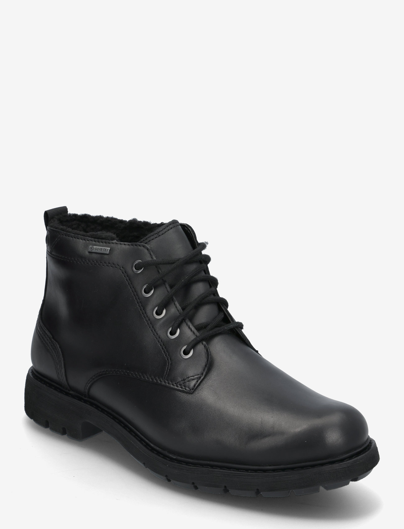 Clarks - BatcombeMixGTX G - kängor med snörning - black wlined lea - 0