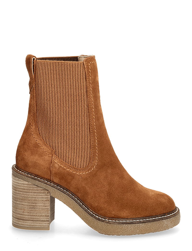 Clarks - Cassiano Top D - kontsaga poolsaapad - mid tan sde - 1