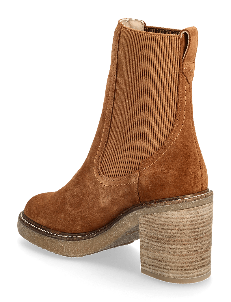 Clarks - Cassiano Top D - kontsaga poolsaapad - mid tan sde - 2