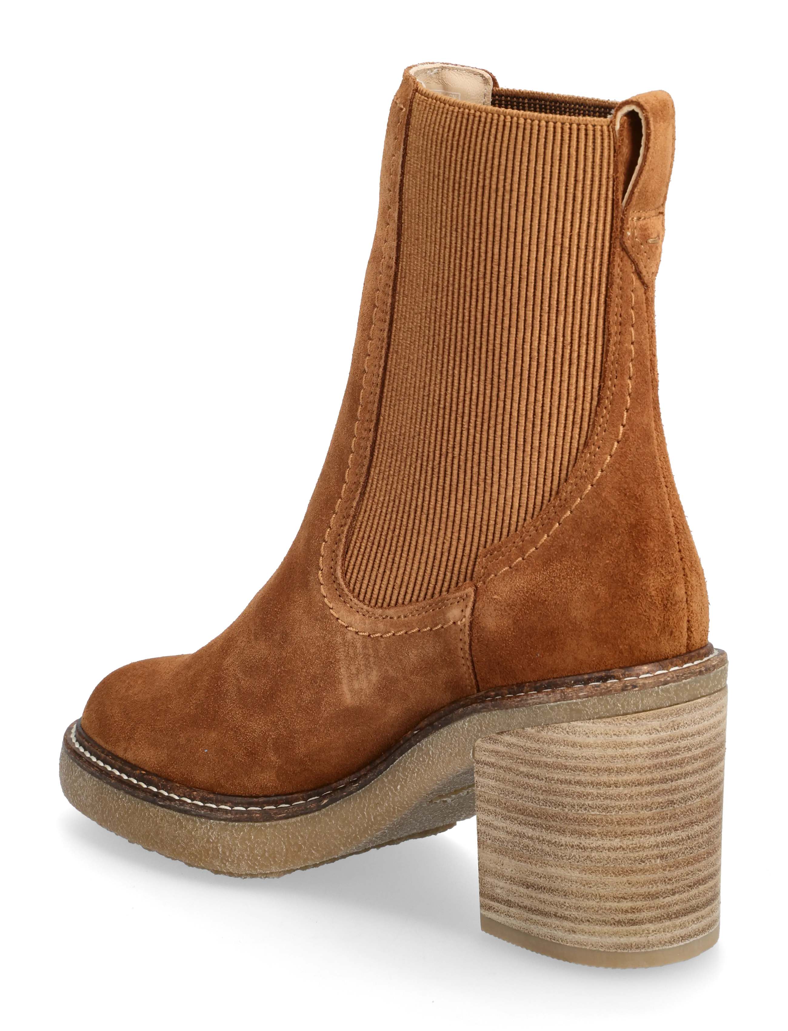 Clarks - Cassiano Top D - hög klack - mid tan sde - 2