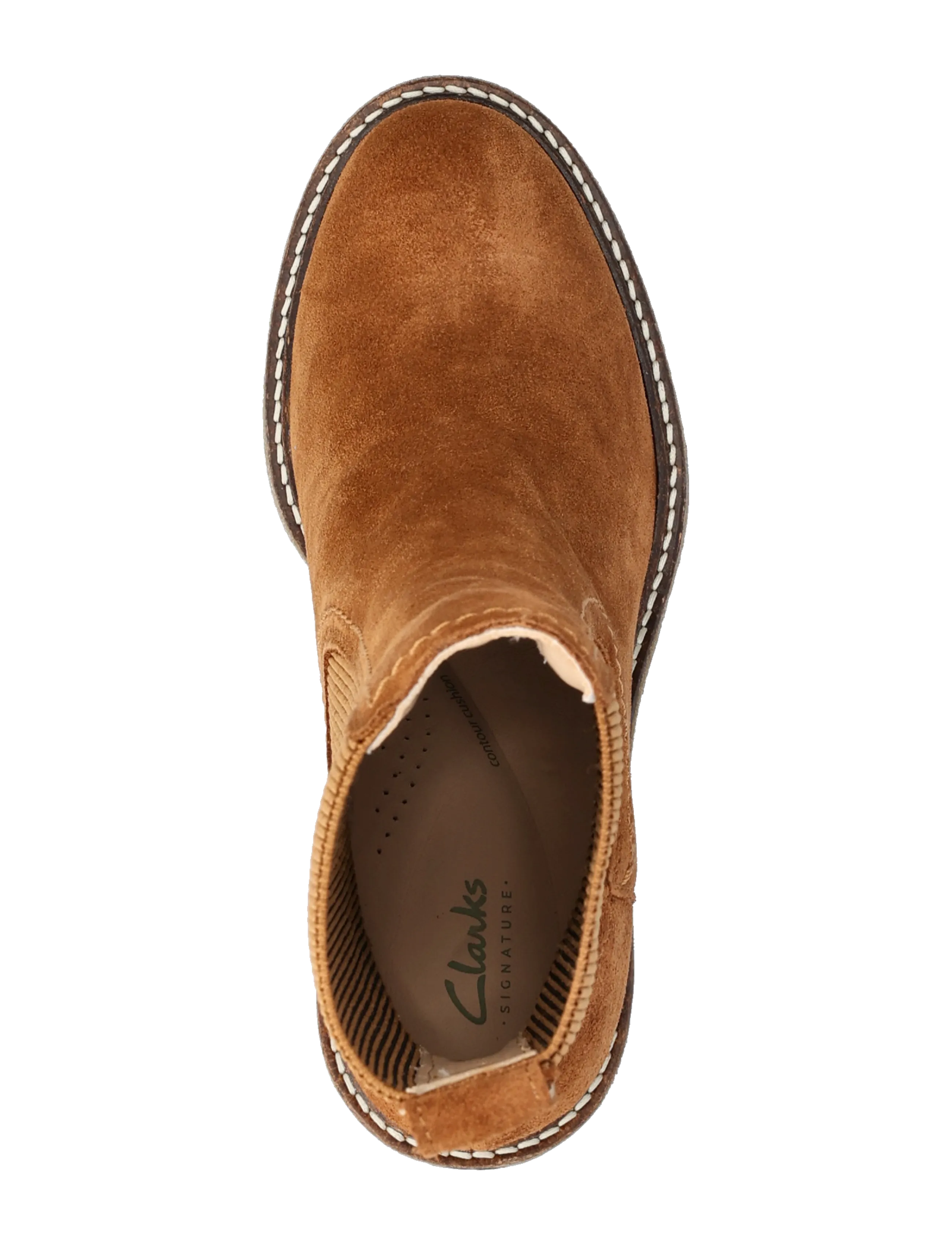 Clarks - Cassiano Top D - hög klack - mid tan sde - 3