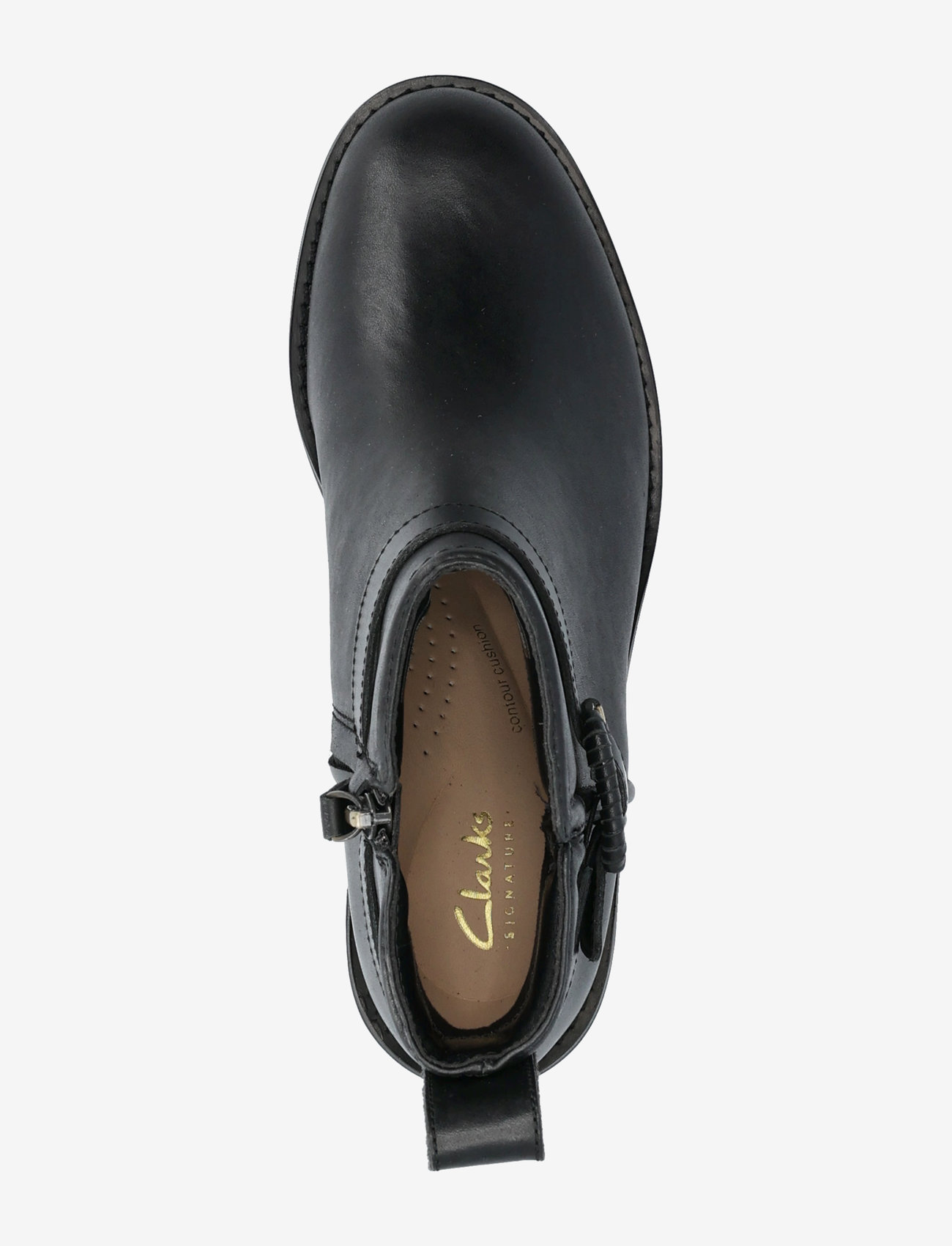 Clarks - Chamberly Trim D - kõrge konts - black leather - 3