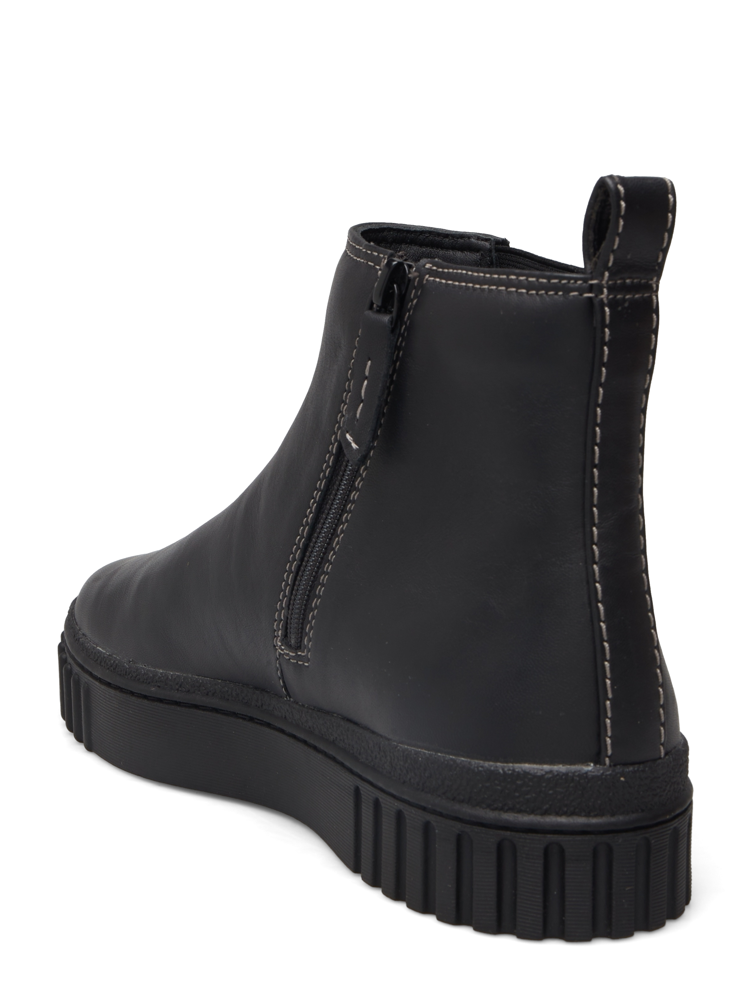 Clarks - Mayhill Top D - black leather - 2