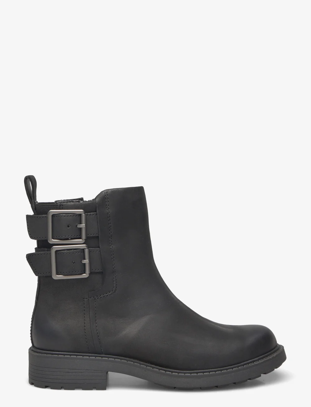 Clarks - Orinoco2 Bay D - bottines plates - black leather - 1