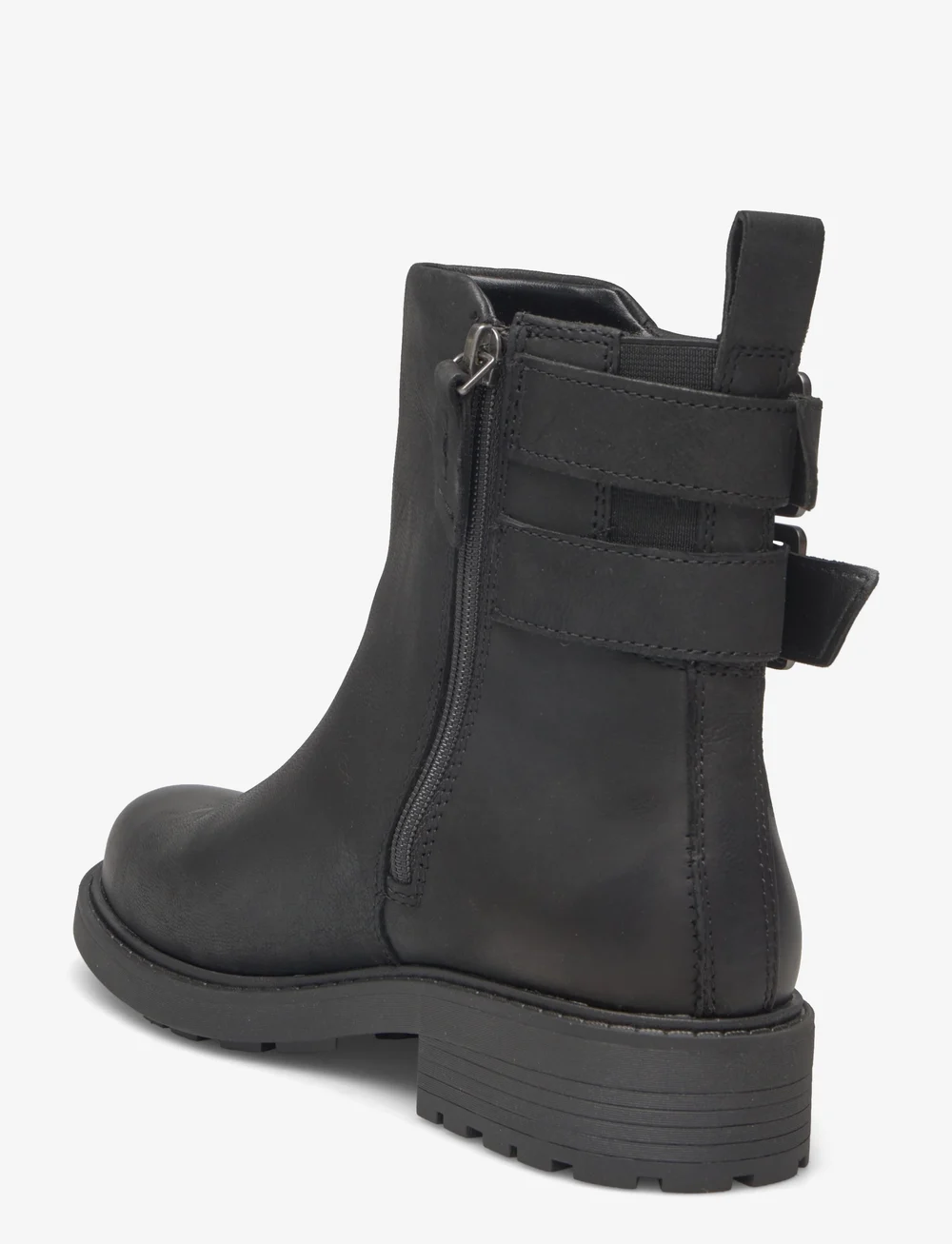 Clarks - Orinoco2 Bay D - bottines plates - black leather - 2