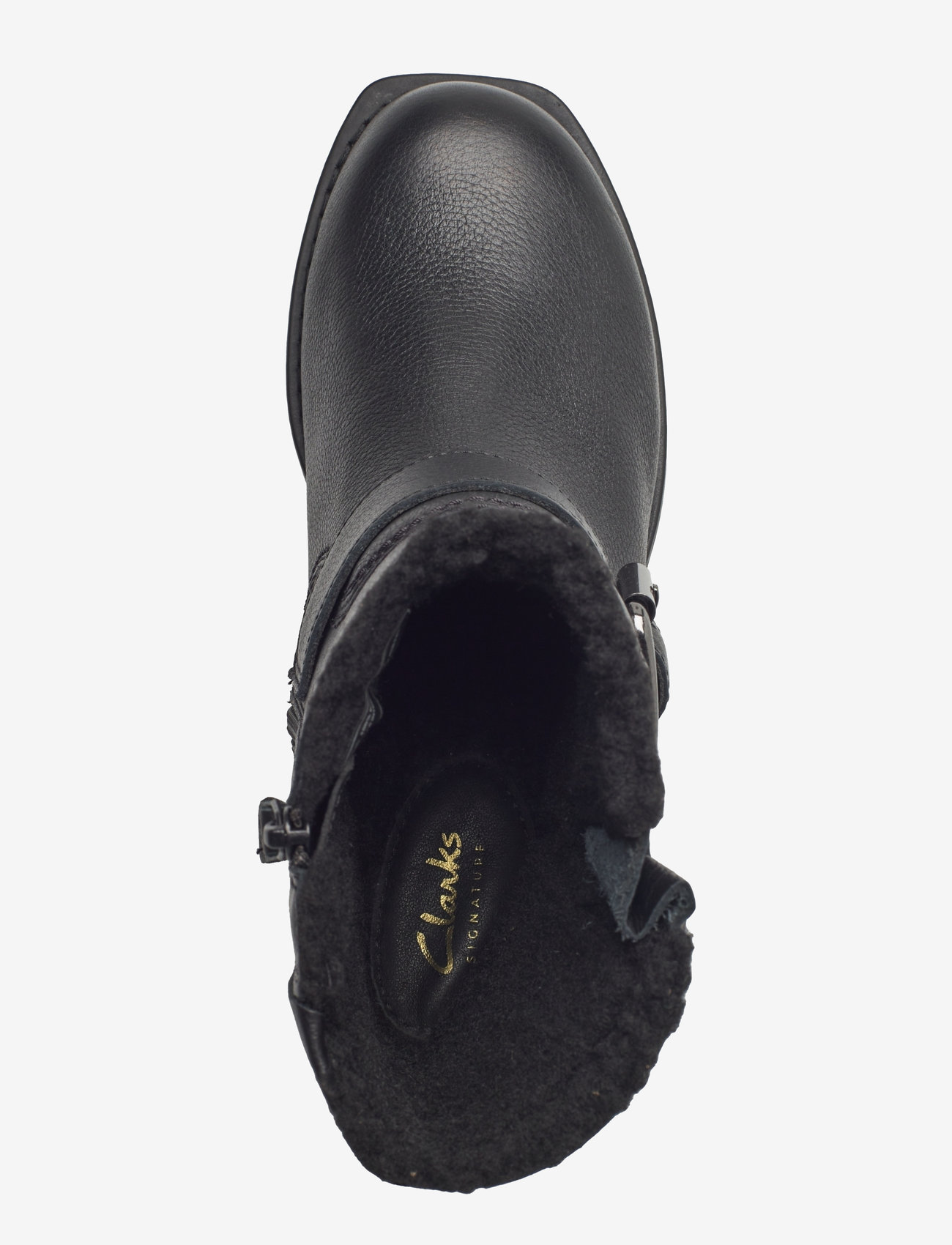 Clarks - Rebelle Buckle D - black wlined lea - 3