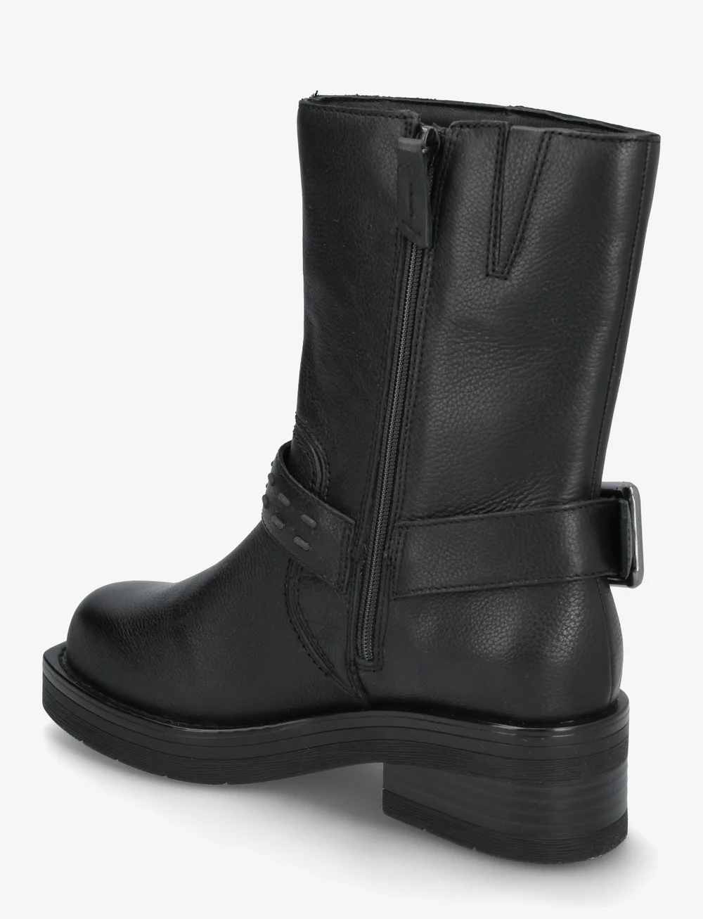 Clarks - Rebelle Up D - madalad poolsaapad - black leather - 2