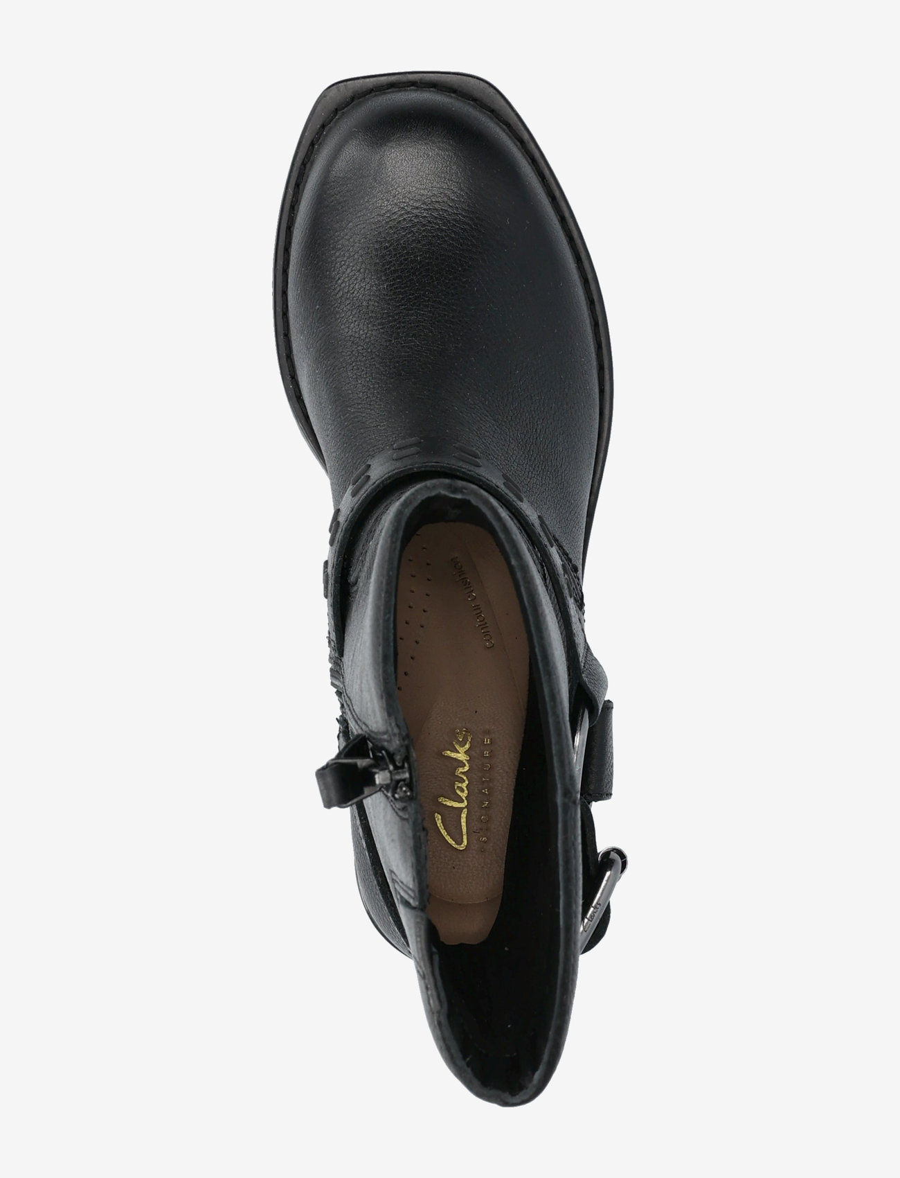 Clarks - Rebelle Up D - black leather - 3