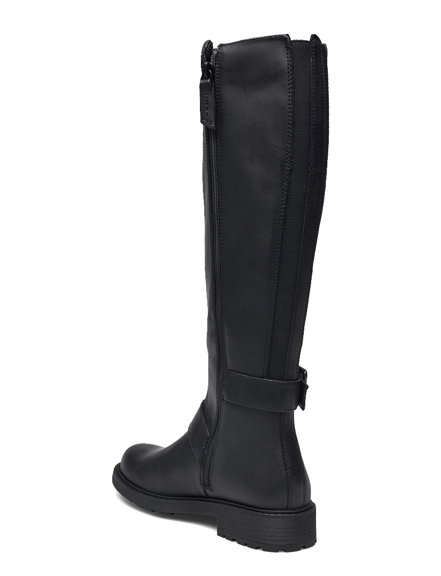 Clarks - Orinoco2 Tall D - kniehohe stiefel - black leather - 2