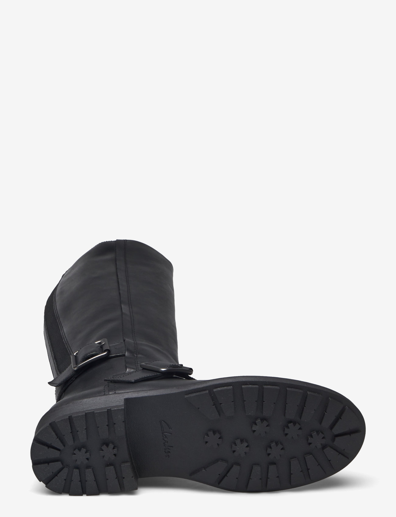 Clarks - Orinoco2 Tall D - kniehohe stiefel - black leather - 4