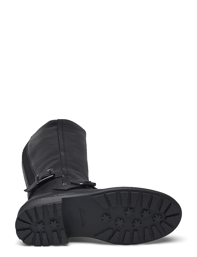 Clarks - Orinoco2 Tall D - kniehohe stiefel - black leather - 4
