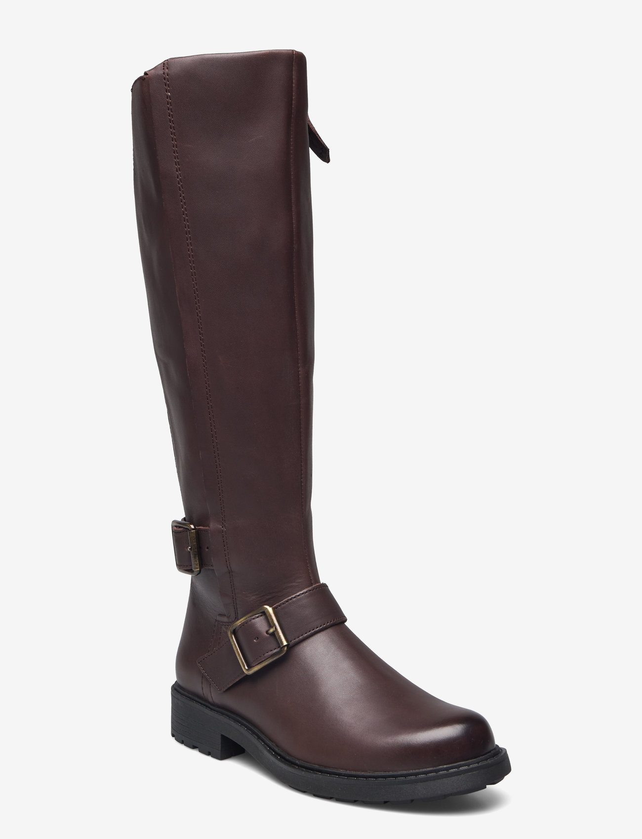 Clarks - Orinoco2 Tall D - lange stiefel - dark brown lea - 0