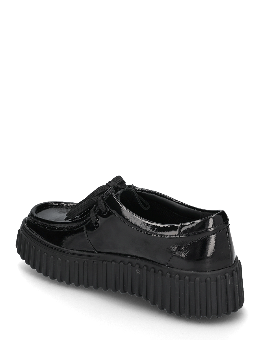 Clarks - Torhill Bee D - modetrends - black pat - 2