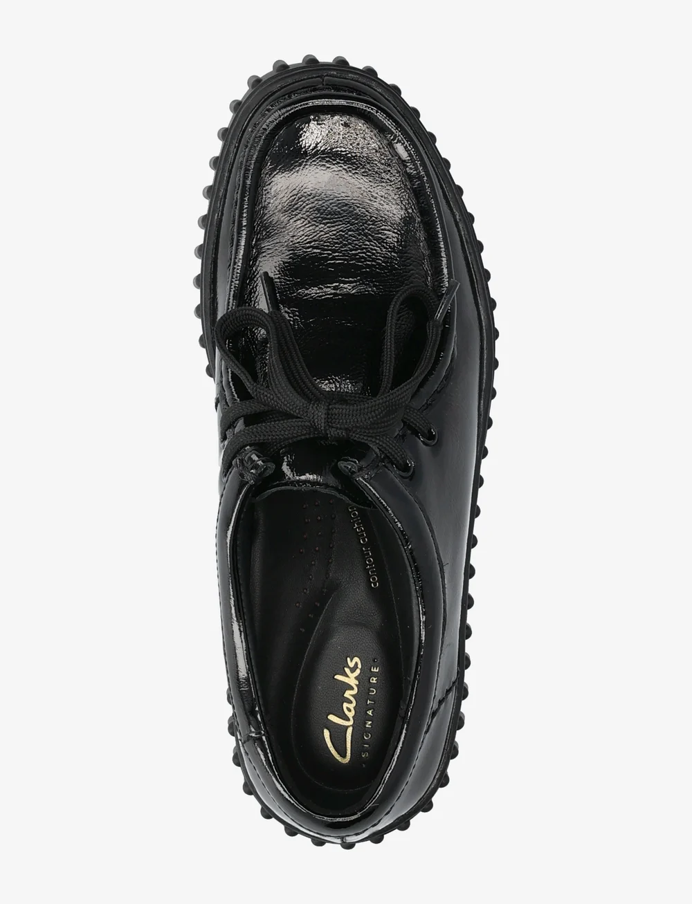 Clarks - Torhill Bee D - særlige begivenheder - black pat - 3