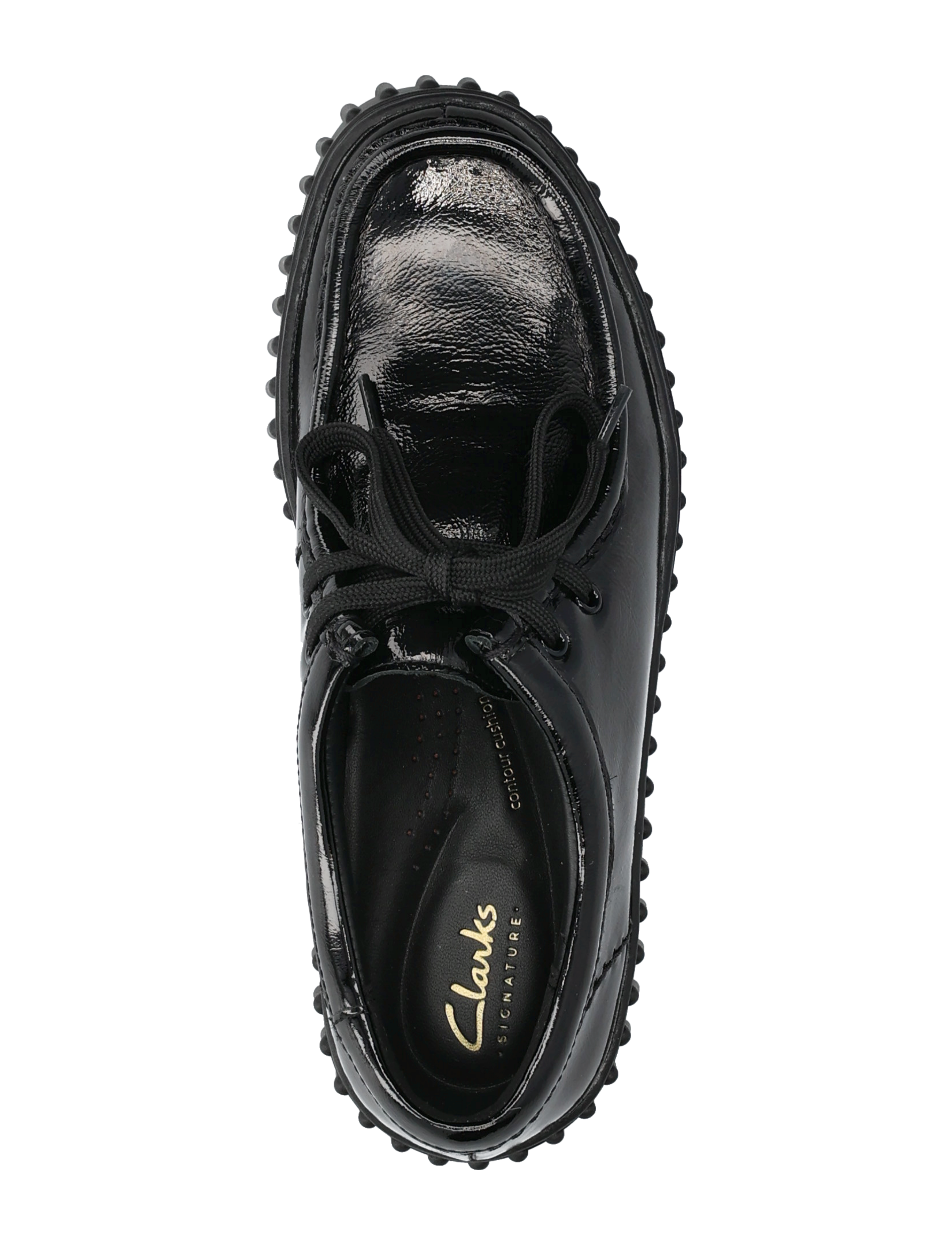Clarks - Torhill Bee D - black pat - 3
