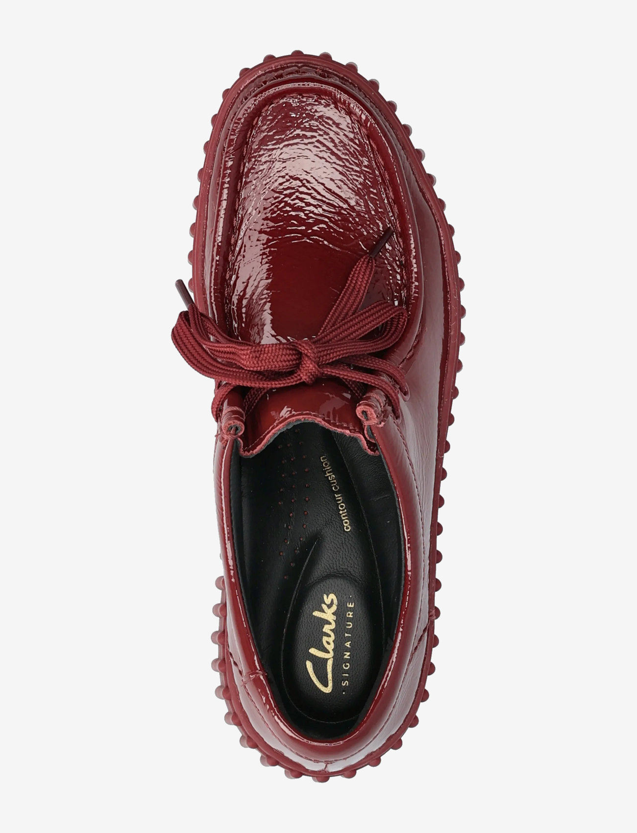 Clarks - Torhill Bee D - damen - burgundy patent - 3
