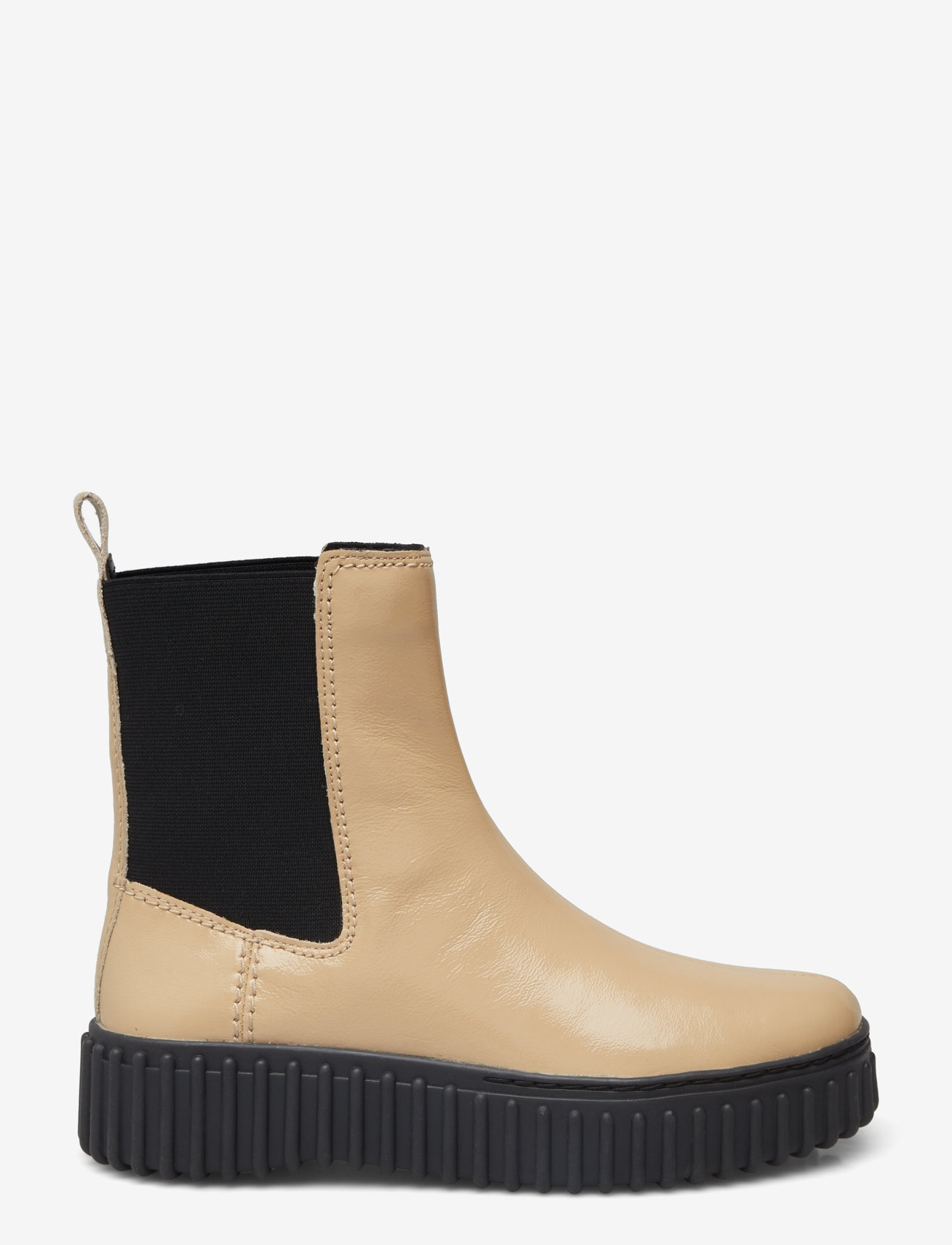 Clarks - Torhill Maple D - flache stiefeletten - beige patent - 1