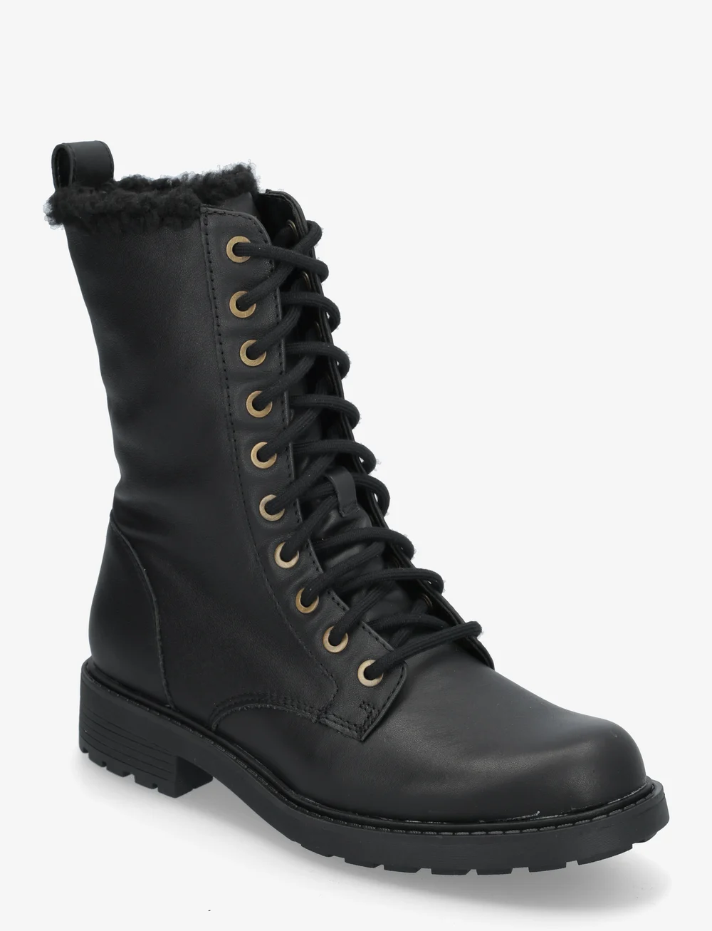 Clarks - Orinoco2 Style D - sügisene kokkuhoid - black wlined lea - 0