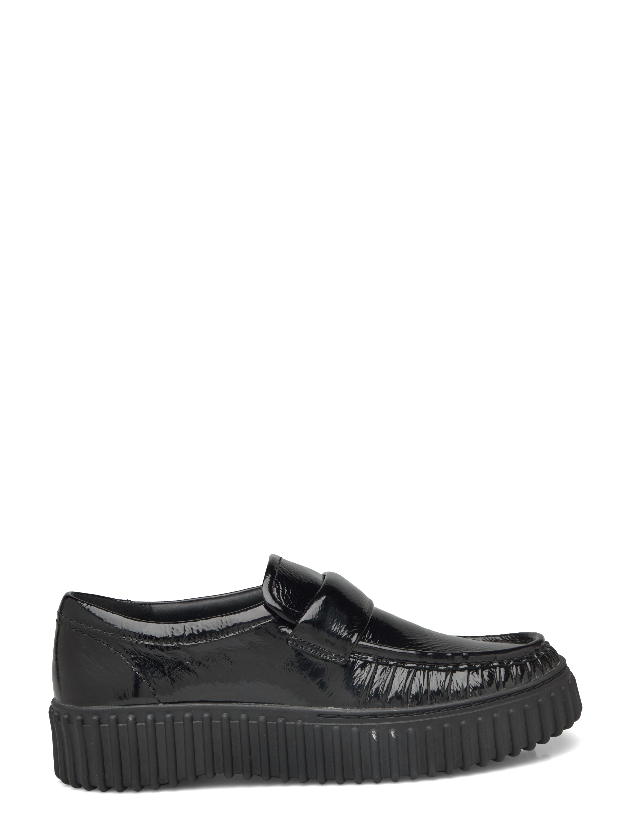 Clarks - Torhill Mocc D - loafers - black pat - 1