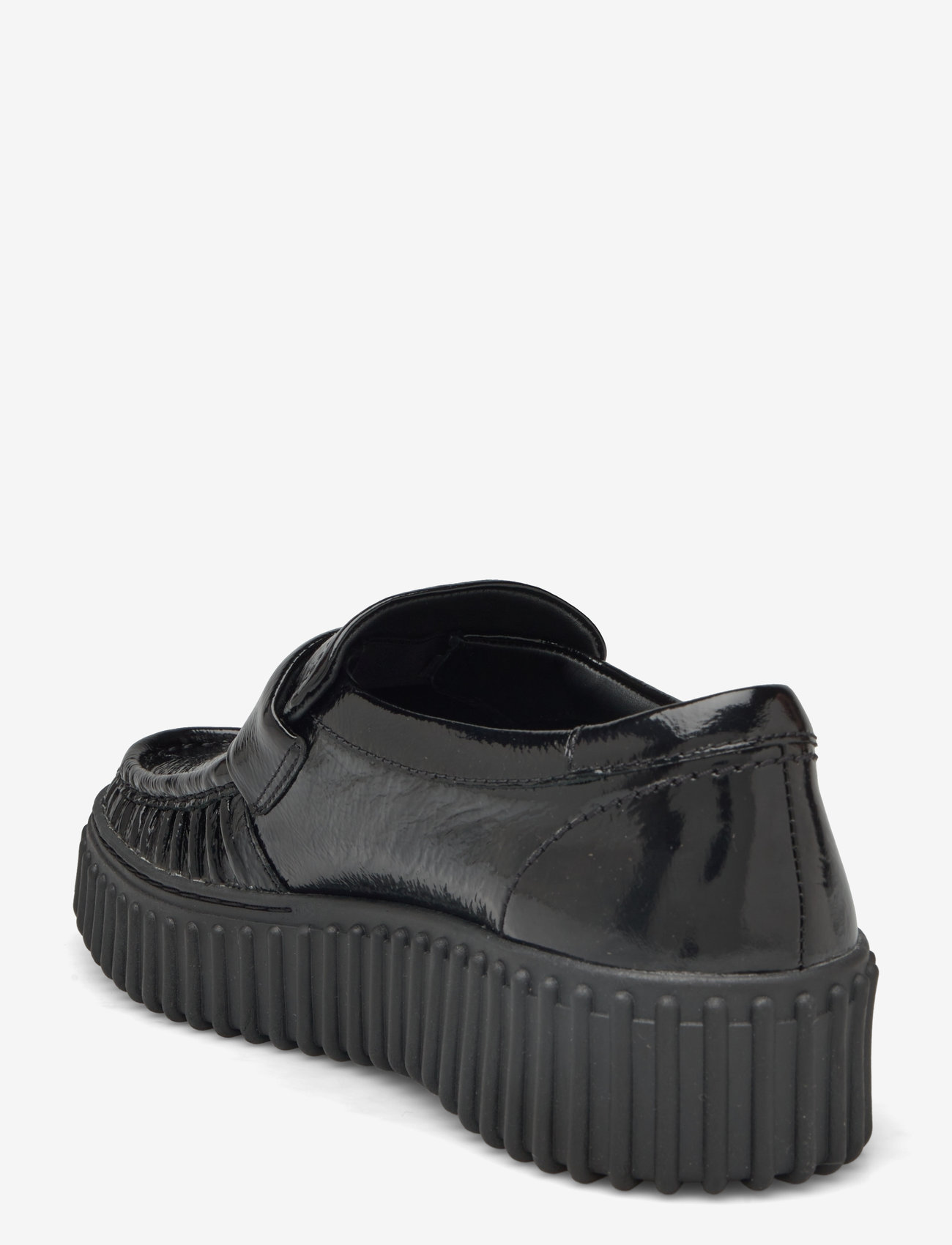 Clarks - Torhill Mocc D - birthday gifts - black pat - 2