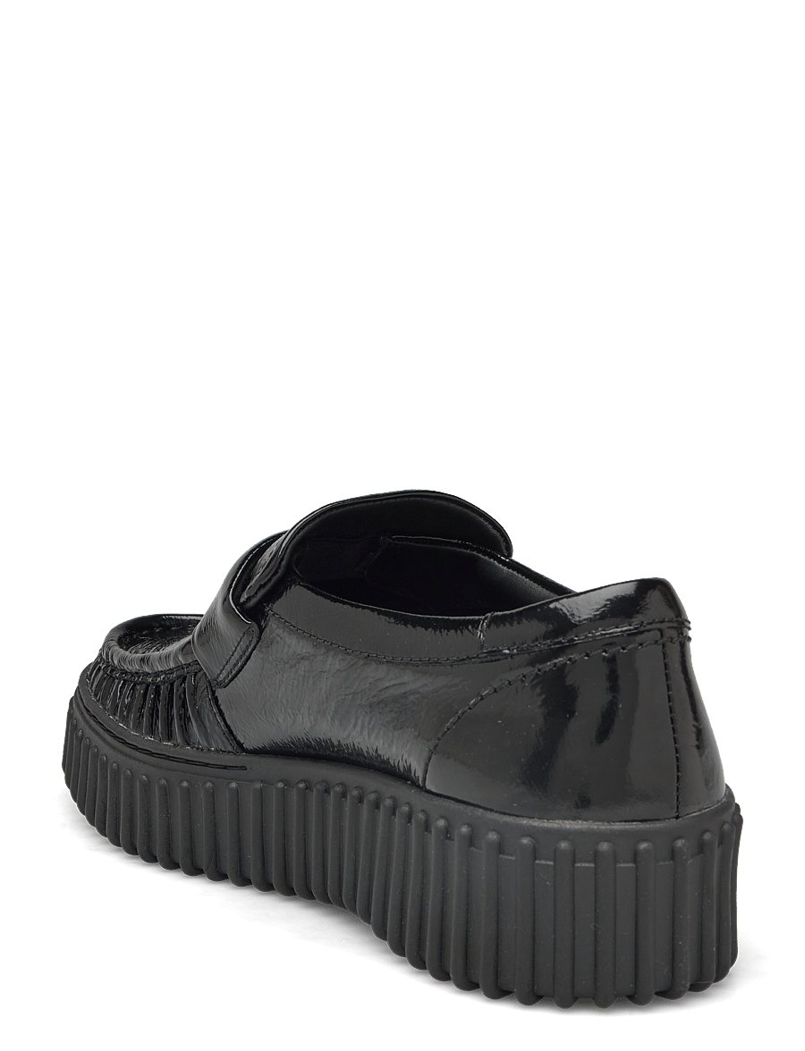 Clarks - Torhill Mocc D - modetrends - black pat - 2