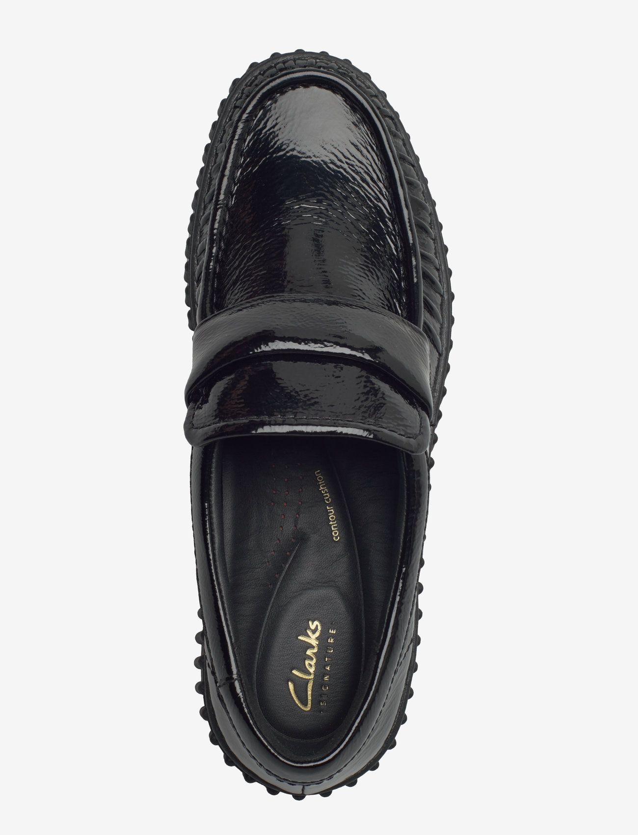 Clarks - Torhill Mocc D - birthday gifts - black pat - 3