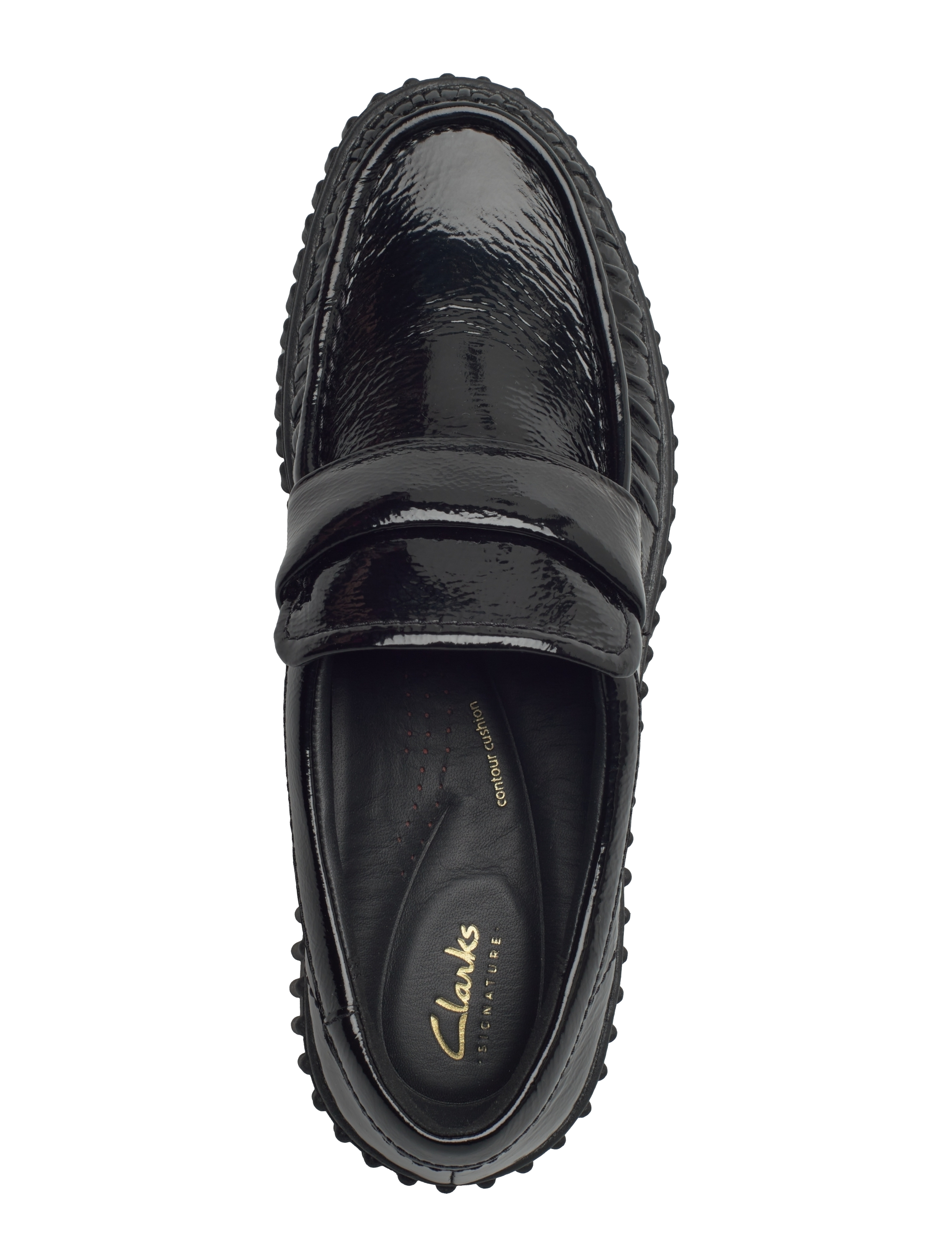 Clarks - Torhill Mocc D - loafers - black pat - 3