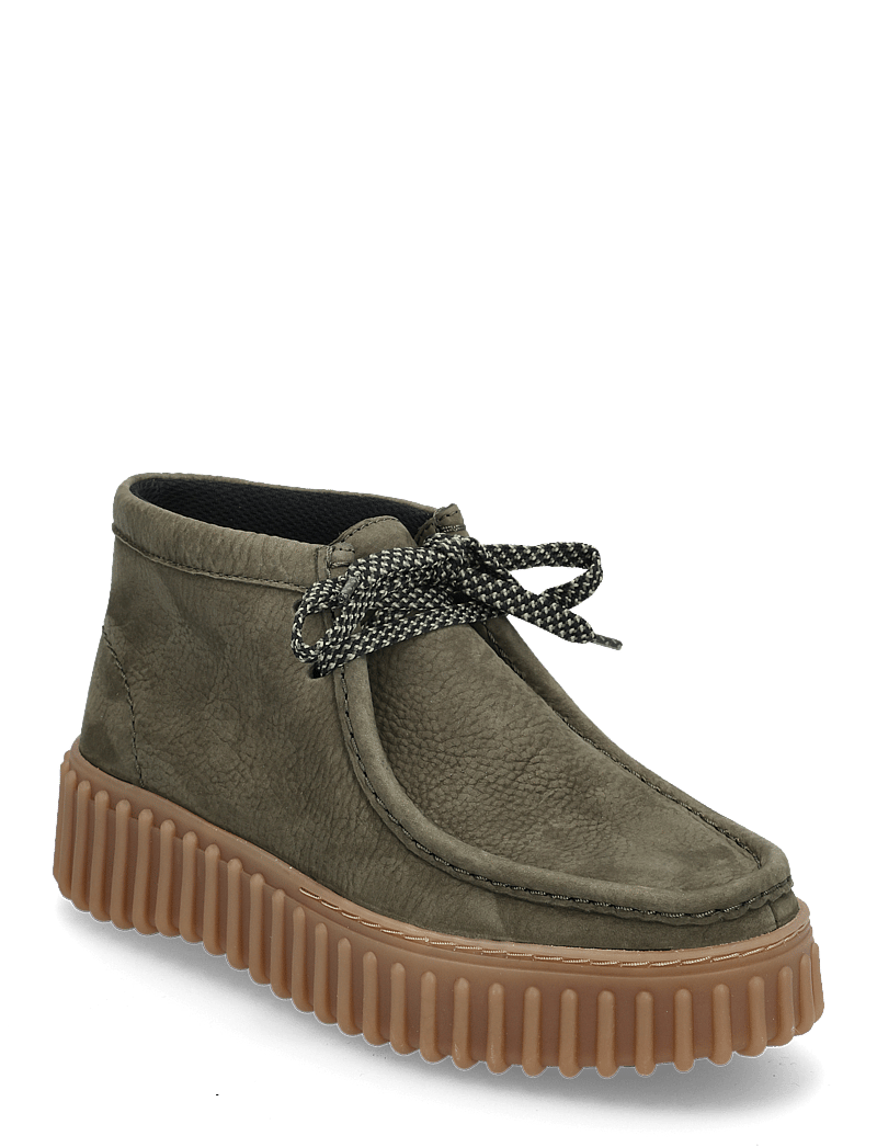 Clarks - Torhill Moss D - modetrends - dark green nub - 0