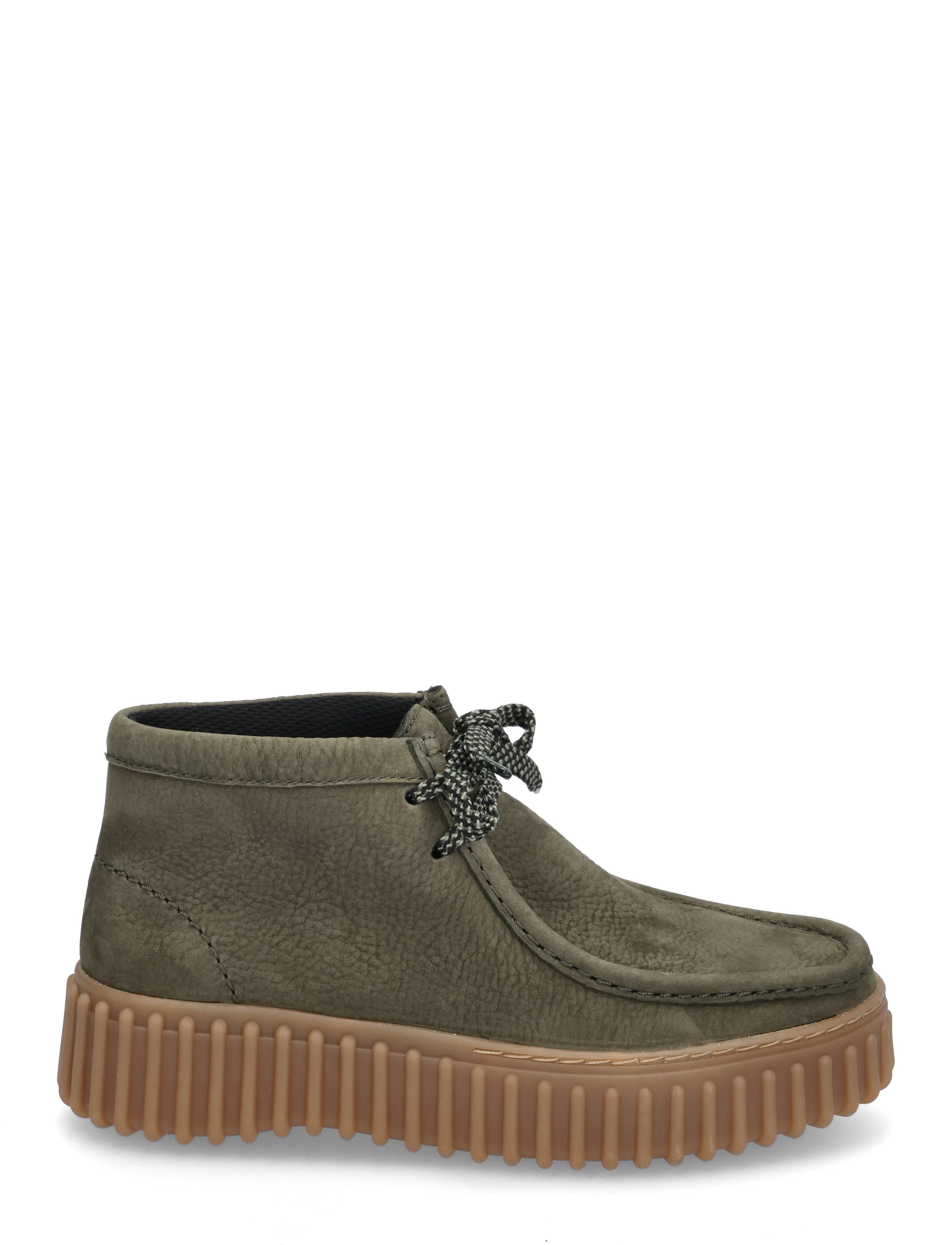 Clarks - Torhill Moss D - dark green nub - 1