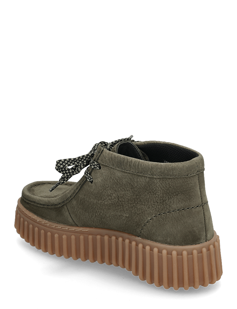 Clarks - Torhill Moss D - modetrends - dark green nub - 2