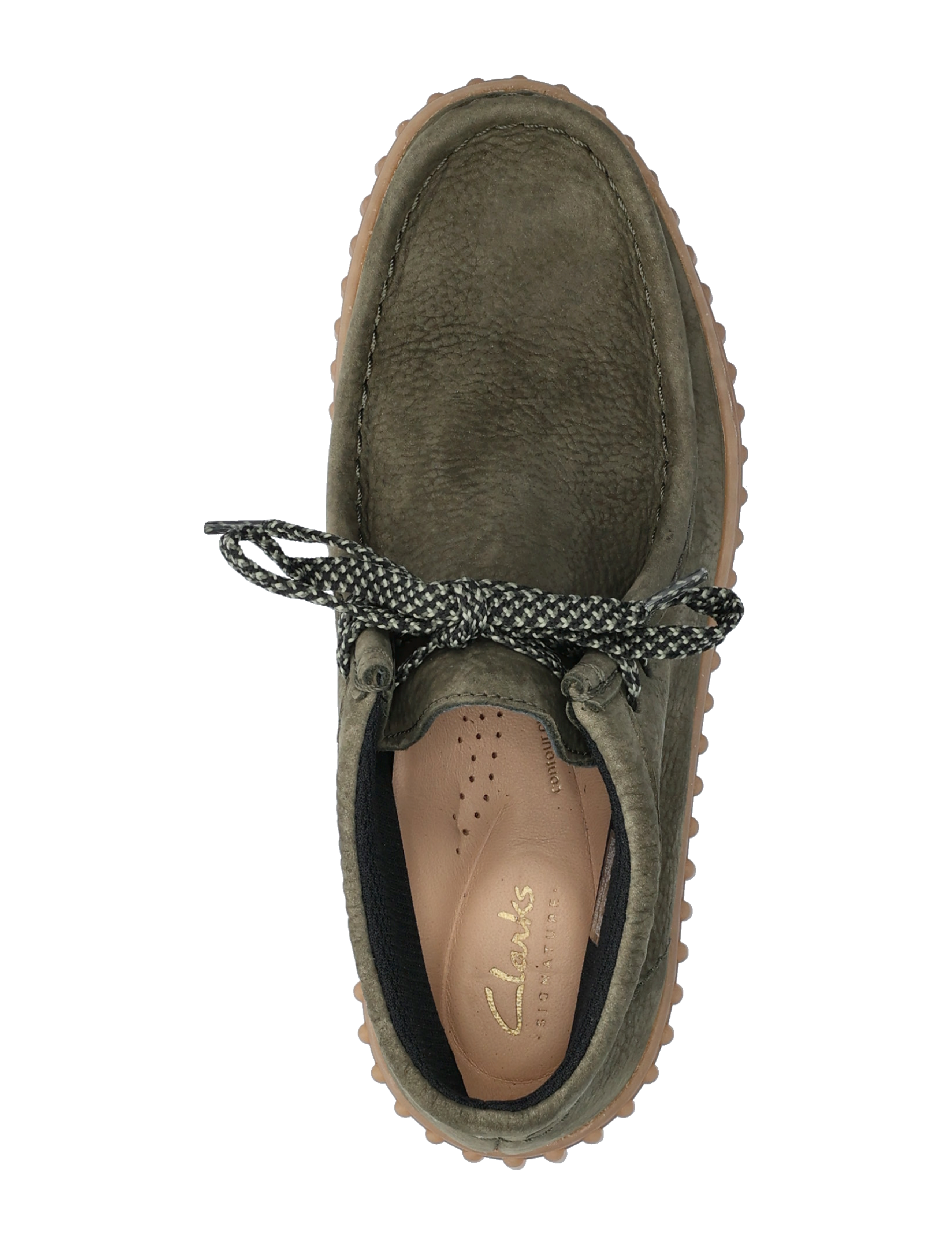Clarks - Torhill Moss D - dark green nub - 3