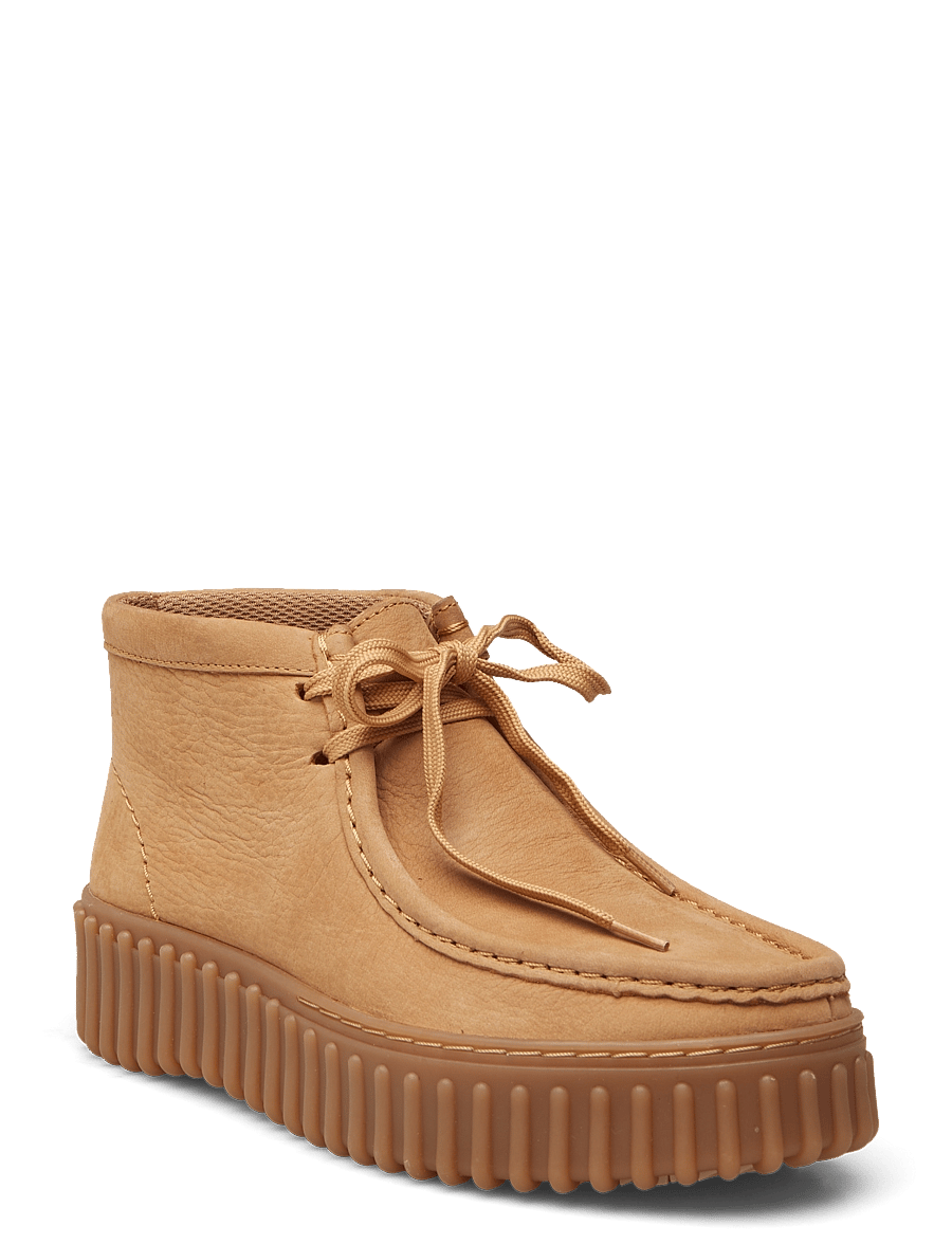 Clarks - Torhill Moss D - geschnürte stiefel - light tan nubuck - 0