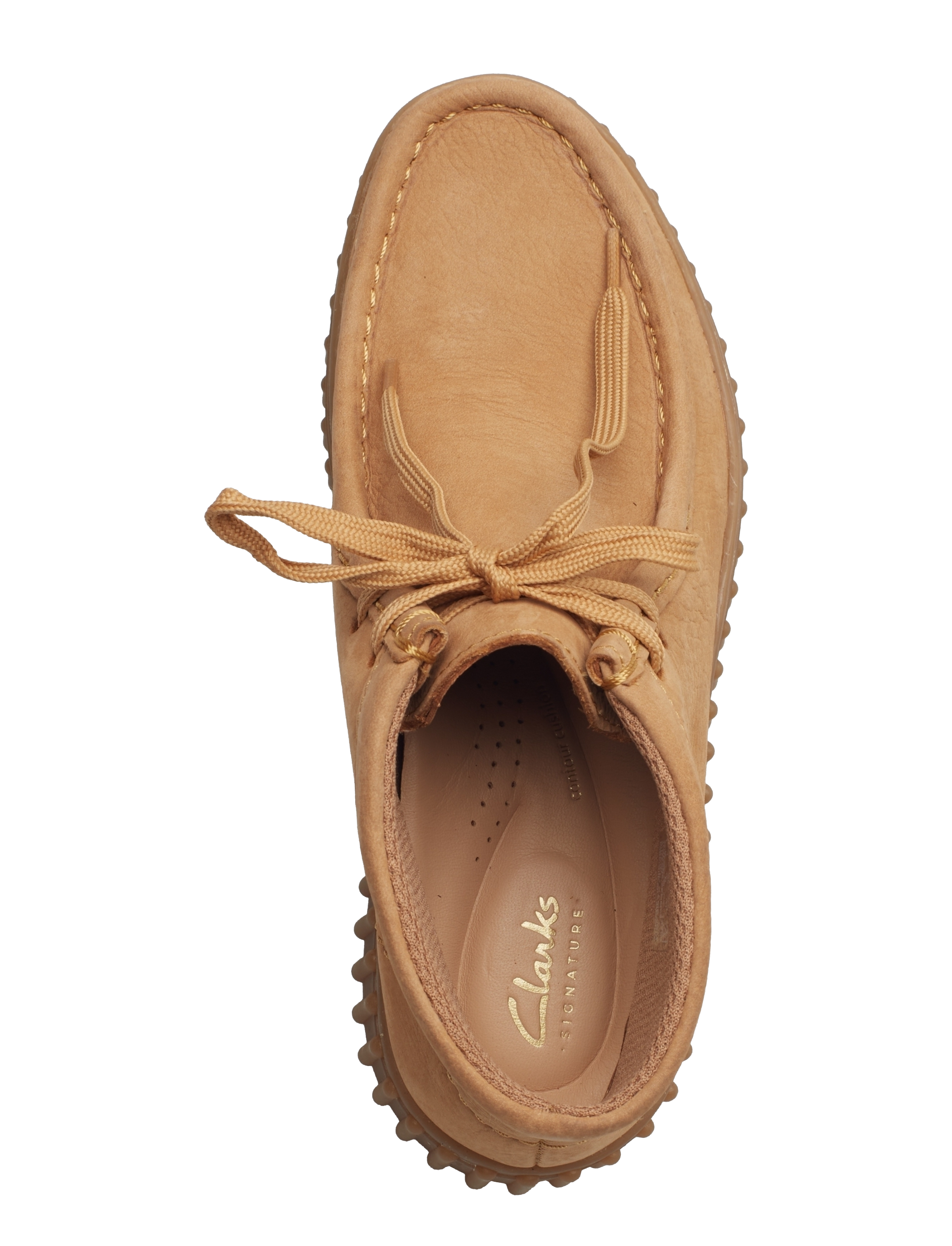 Clarks - Torhill Moss D - geschnürte stiefel - light tan nubuck - 3