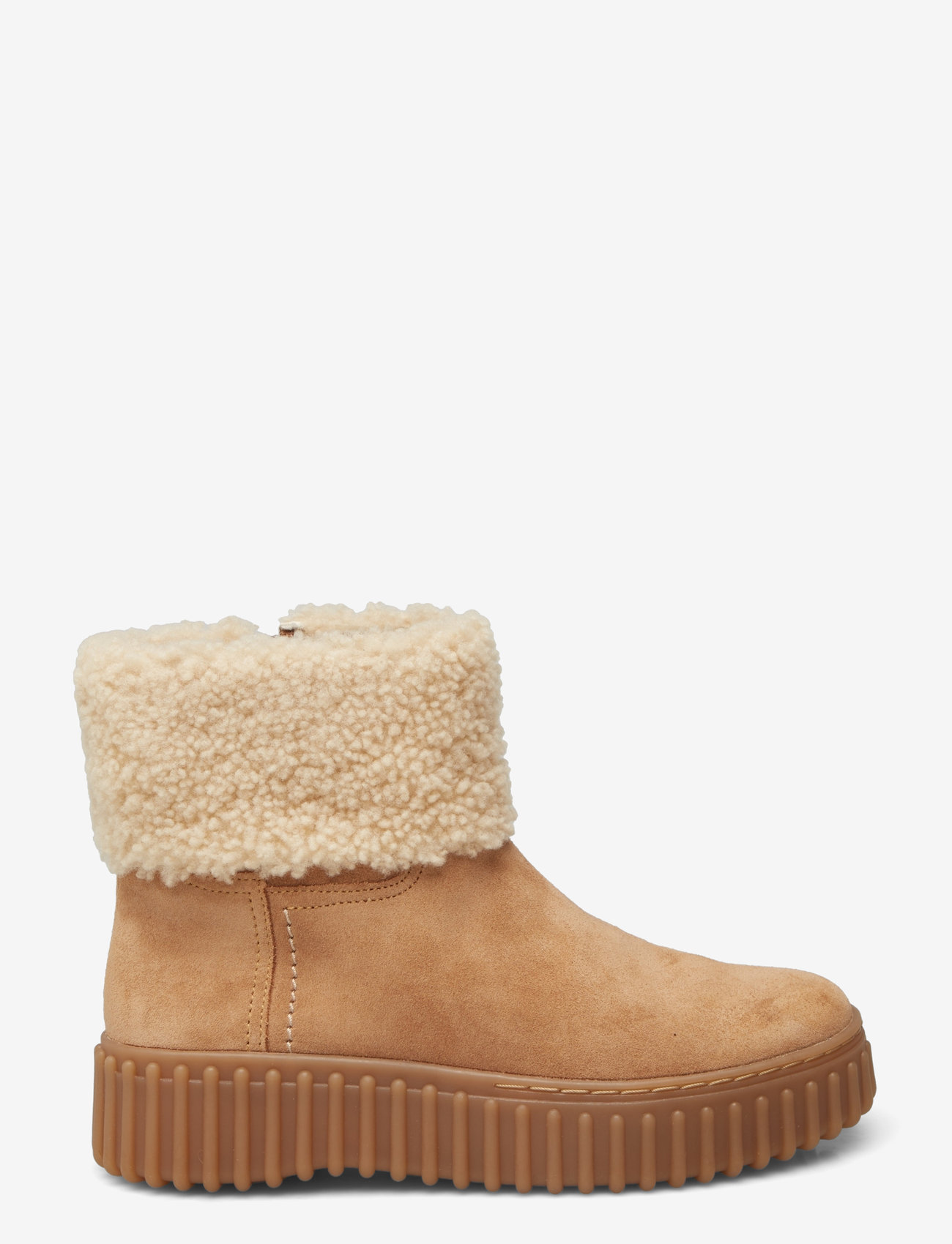 Clarks - Torhill Turn D - light tan wlined - 1