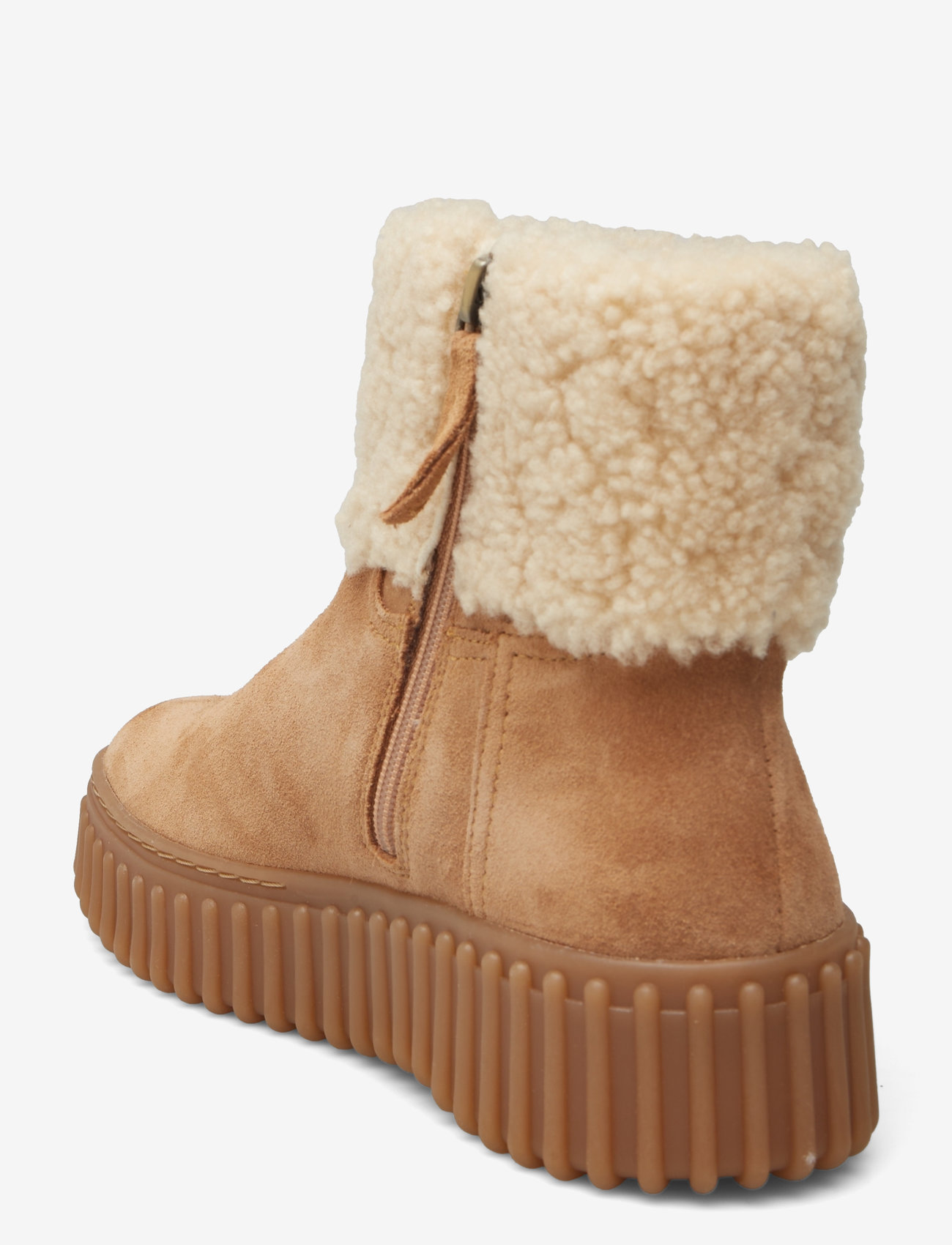 Clarks - Torhill Turn D - light tan wlined - 2