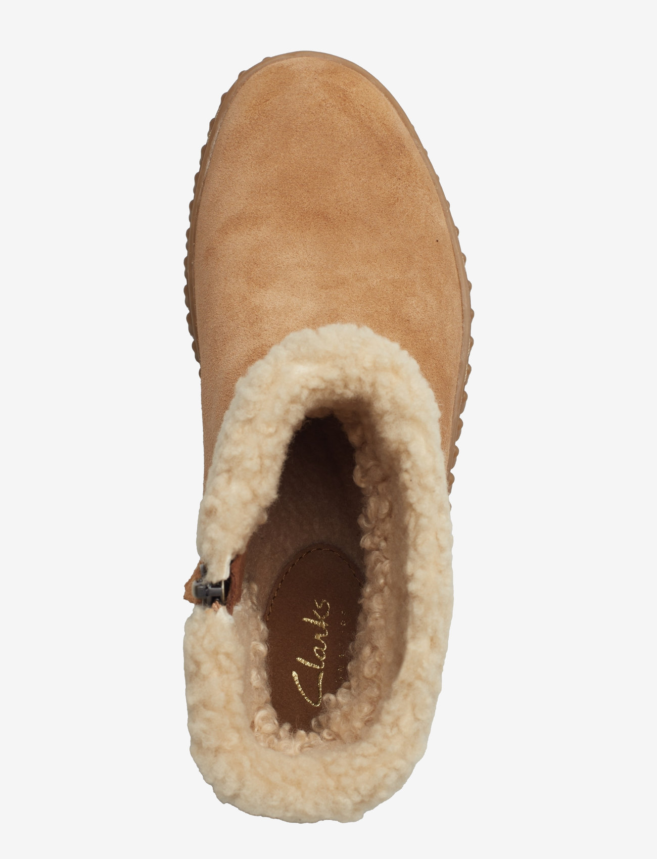 Clarks - Torhill Turn D - light tan wlined - 3