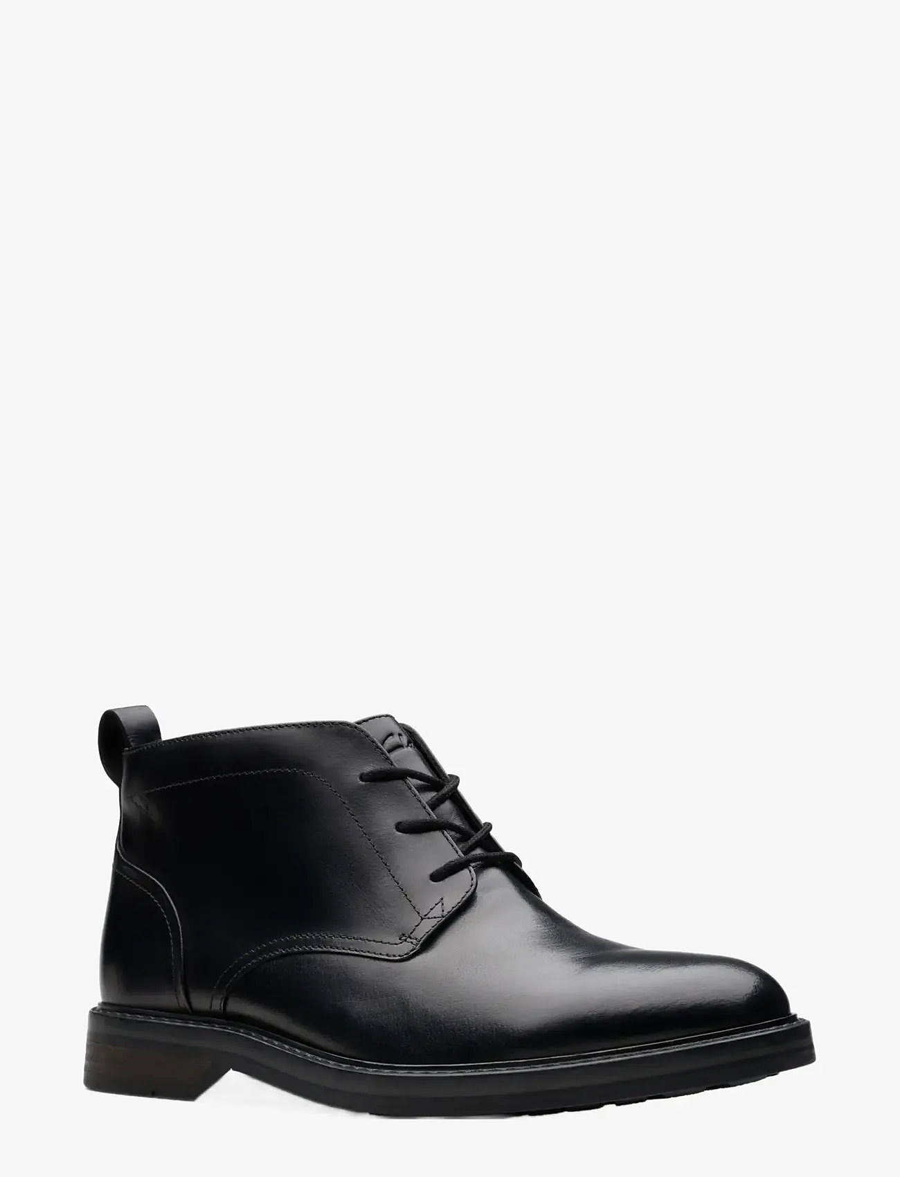 Clarks - Aldwin Chukka G - mehed - black leather - 0